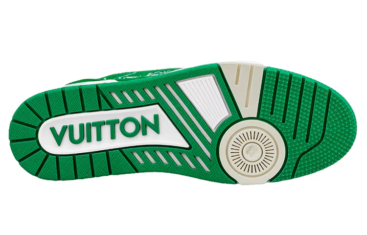1ABFSA Louis Vuitton Trainer Green Monogram [NO BOX] - Image 4