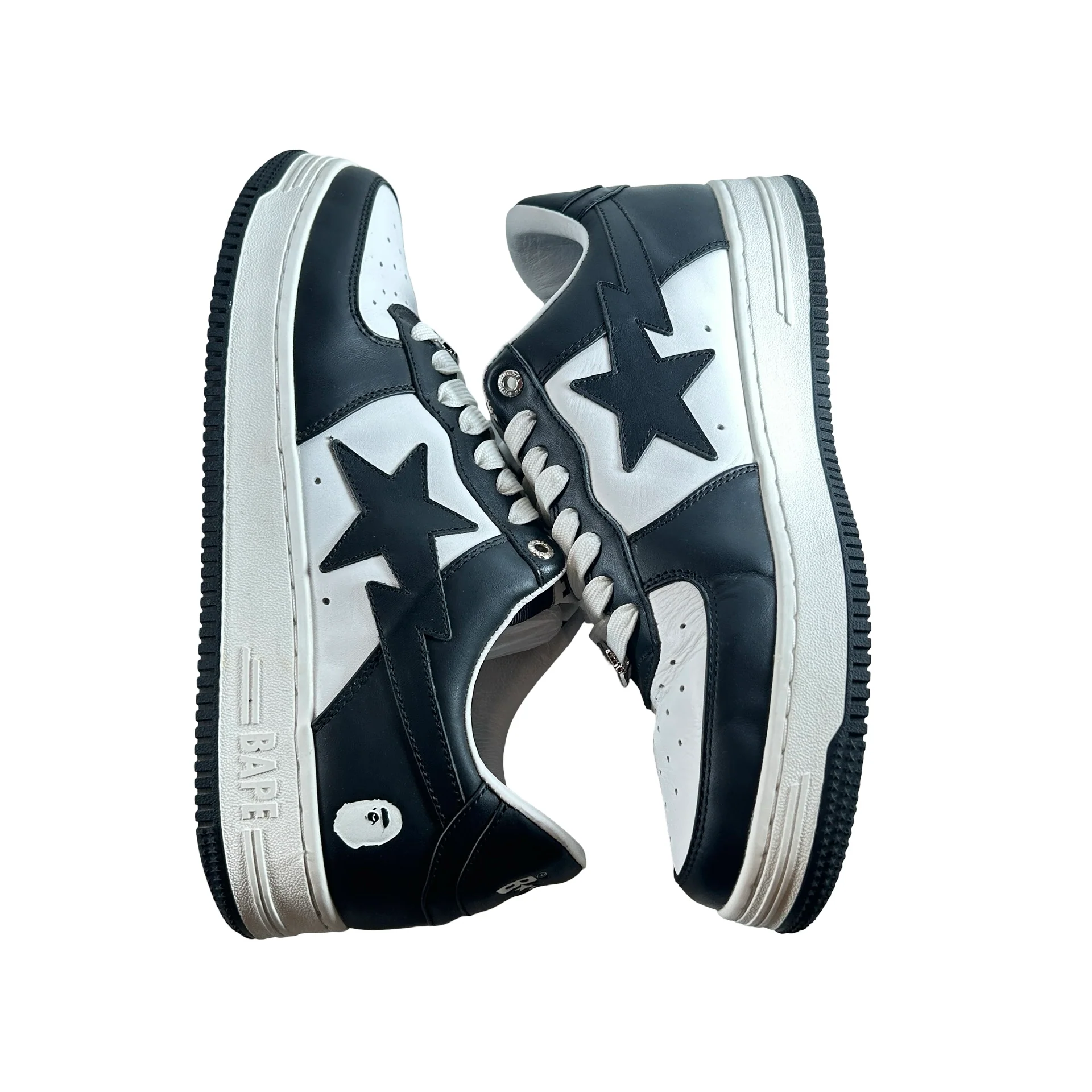 1I70-191-007 A Bathing Ape Bape Sta White Black (2022) [USED] - 11 M (Used) - Image 4