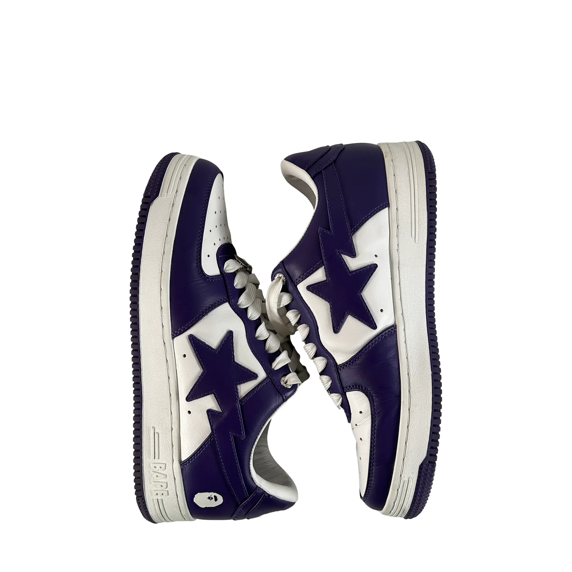 1I70 191 007 A Bathing Ape Bape Sta White Purple (2022) [USED] - 9.5 M (Used) - Image 4
