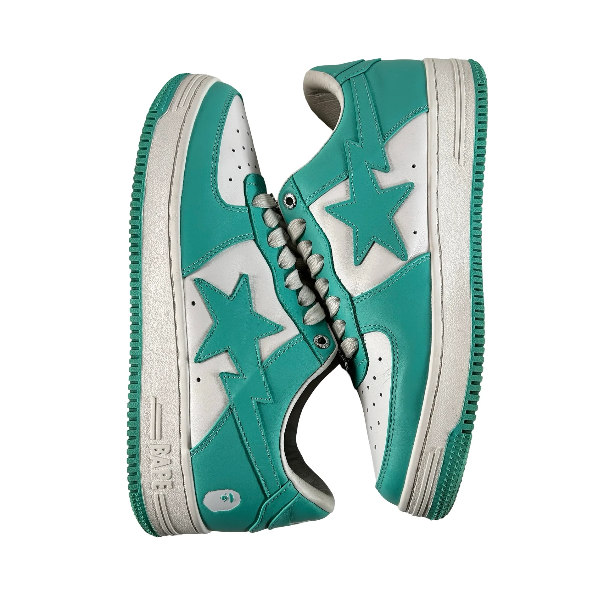 1I70 291 006 A Bathing Ape Bape Sta White Green (2022) [USED] - 10 M (Used) - Image 4