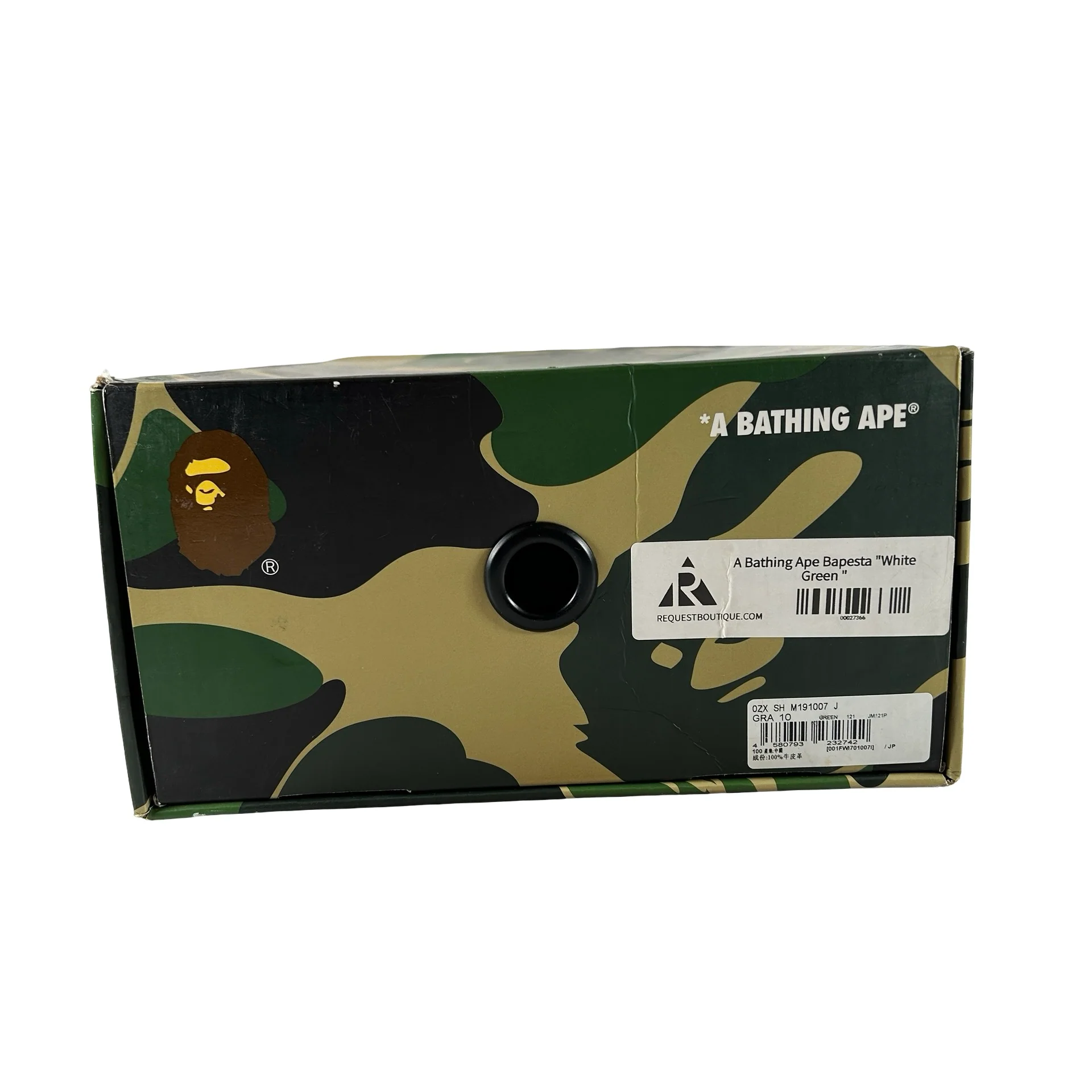 1I70 291 006 A Bathing Ape Bape Sta White Green (2022) [USED] - 10 M (Used) - Image 7