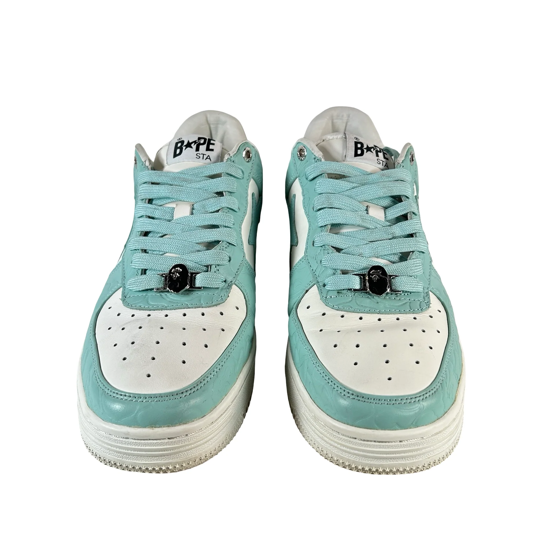 1K30 191 304 SAX A Bathing Ape Bape Sta #4 Line Camo White Sax [USED] - 11 M (Used) (Replace Box) - Image 2