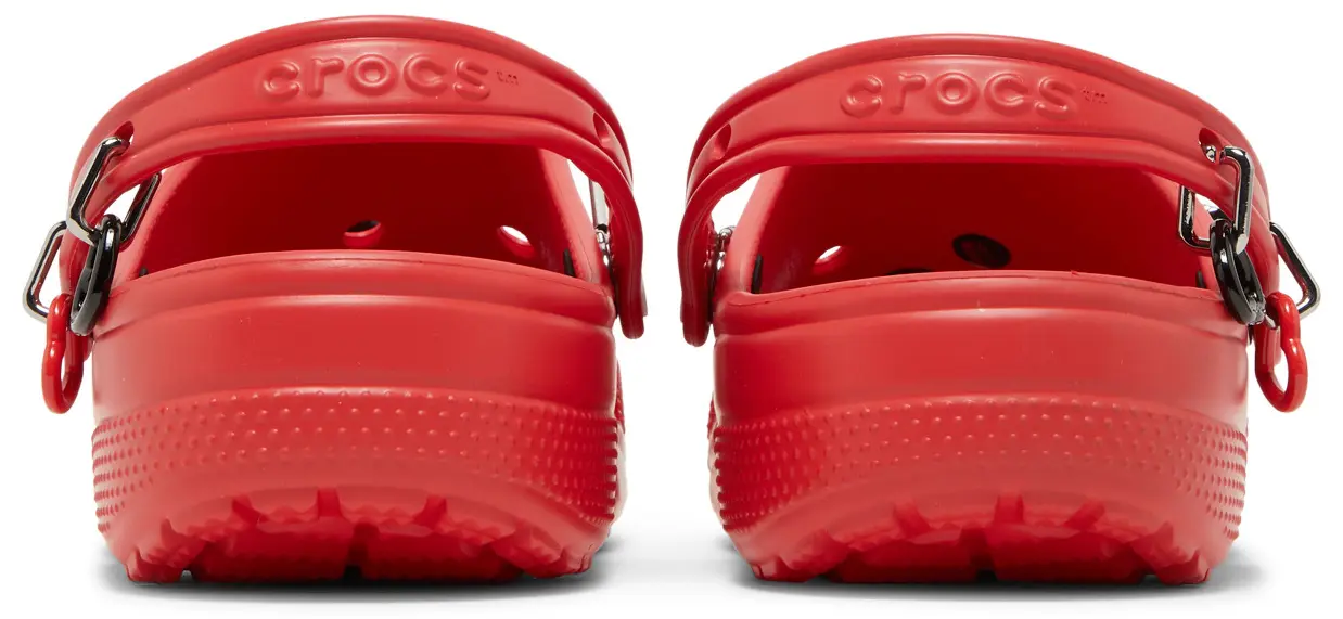 207998 8C1 Karol G x Crocs Classic Clog 'Metal Hearts' - Image 4
