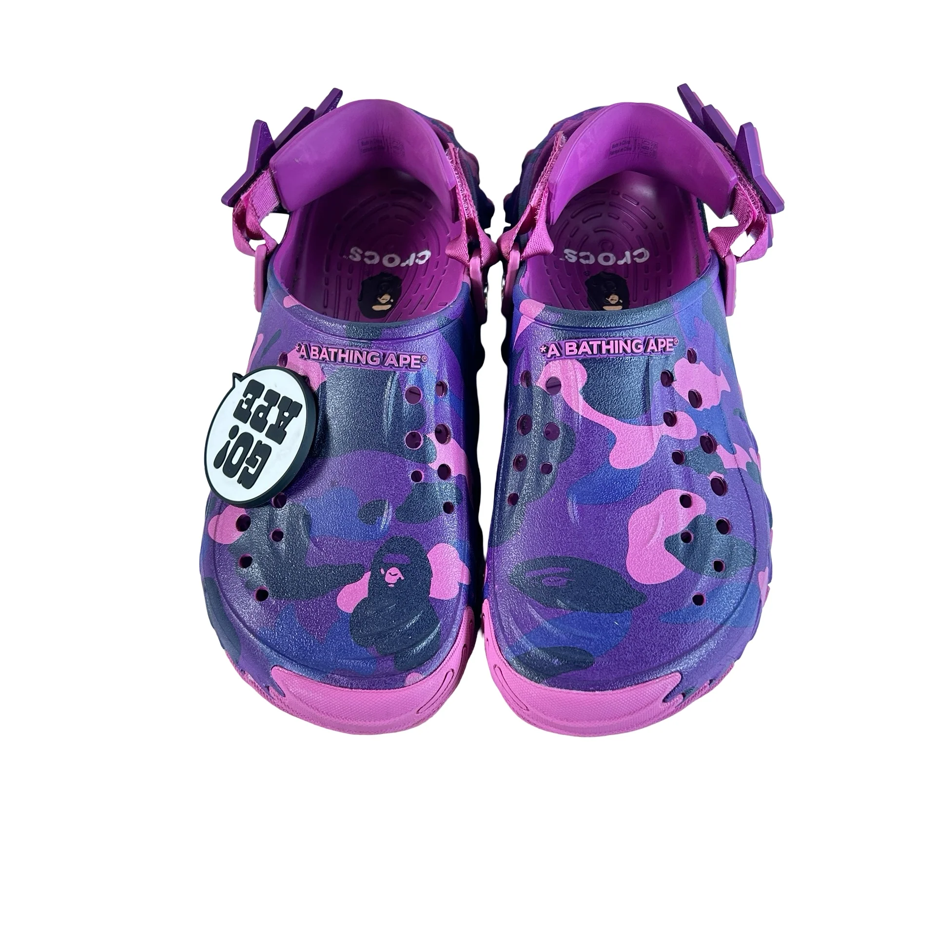 213140 5BV Crocs Echo RO Clog Bape Grapeberry Camo [USED] - 11 M (Used) - Image 2