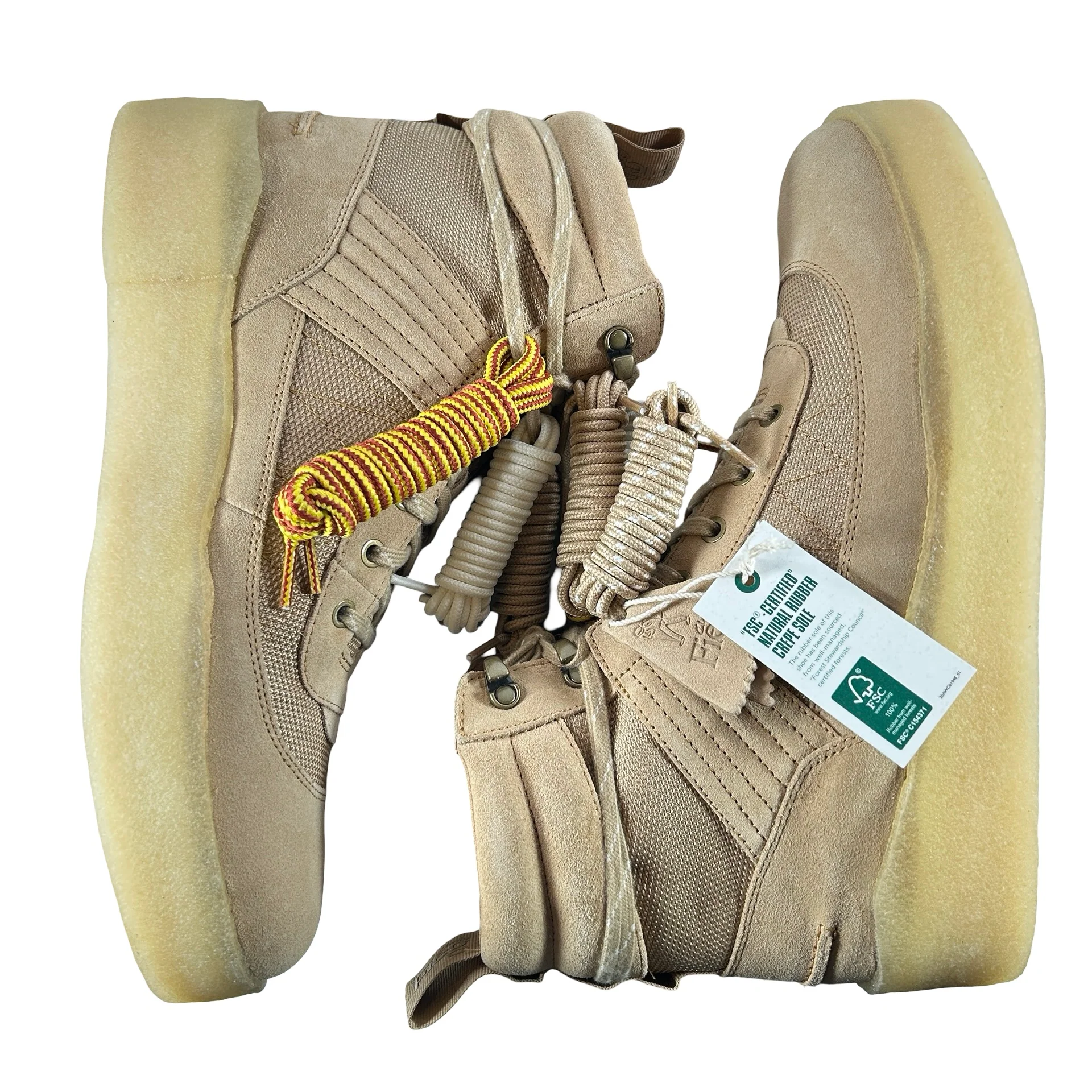 26176618 Clarks Originals Rushden Boot Ronnie Fieg 8th Street Shearling Tan [USED] - 12 M (Used) - Image 5