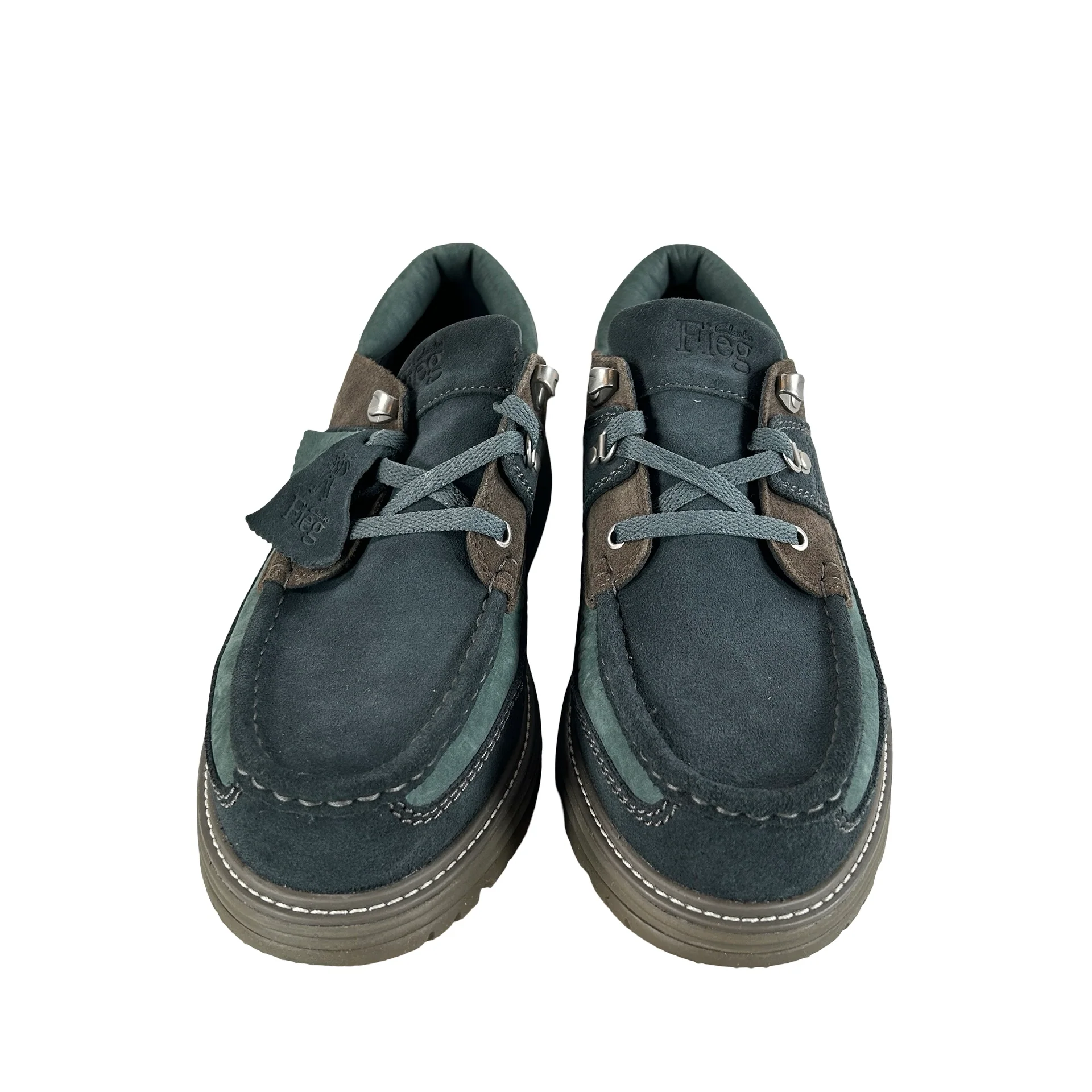 26183621 Clarks Originals Sunderland Ronnie Fieg 8th Street Dark Teal [USED] - 12 M (Used) - Image 2