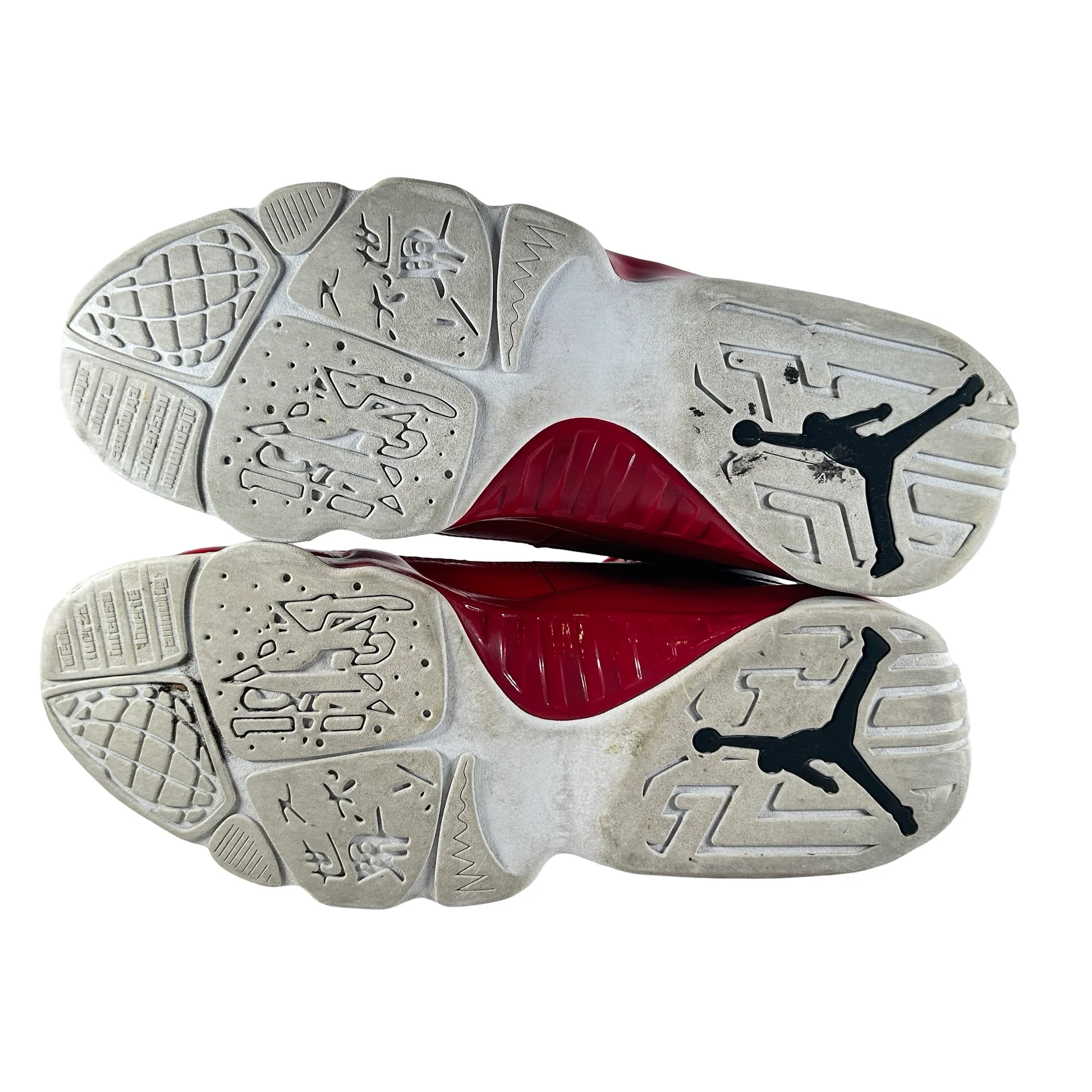 302370 160 Jordan 9 Retro White Gym Red [USED] - 12 M (Used) (No Box) - Image 6