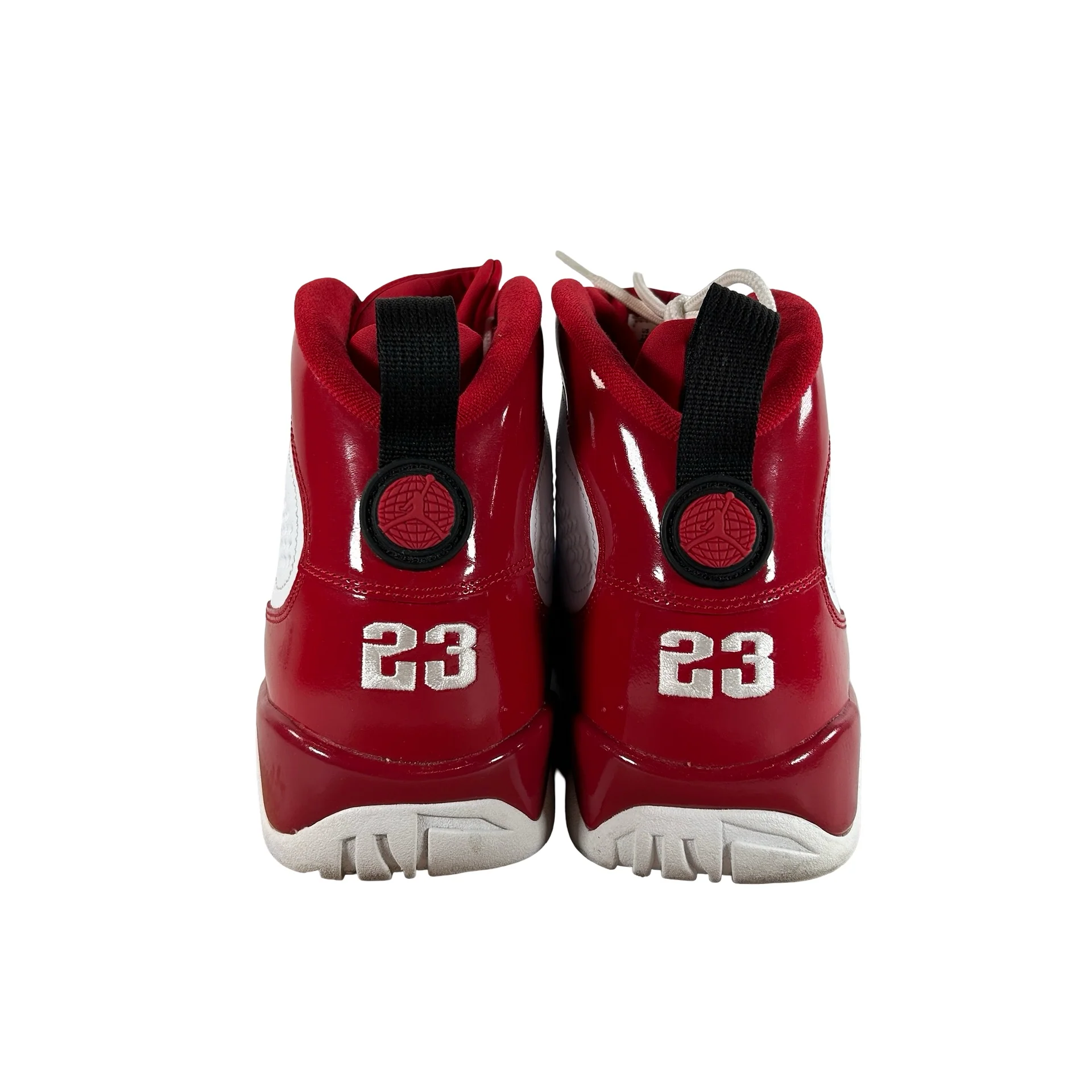 302370 160 Jordan 9 Retro White Gym Red [USED] - 12 M (Used) (No Insoles) - Image 3