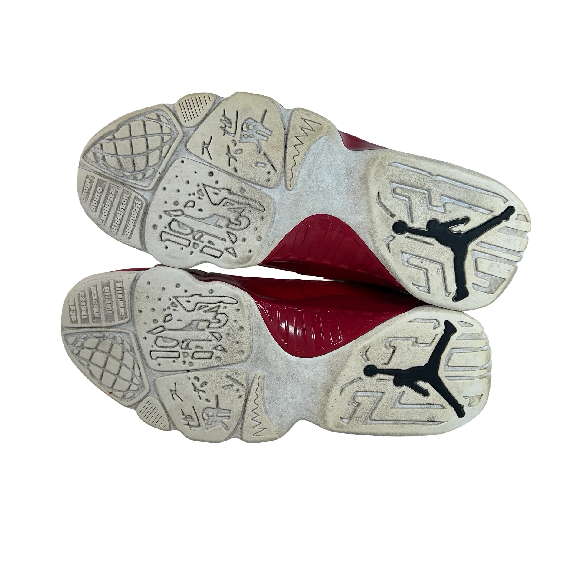 302370 160 Jordan 9 Retro White Gym Red [USED] - 9.5 M (Used) (No Box) - Image 6