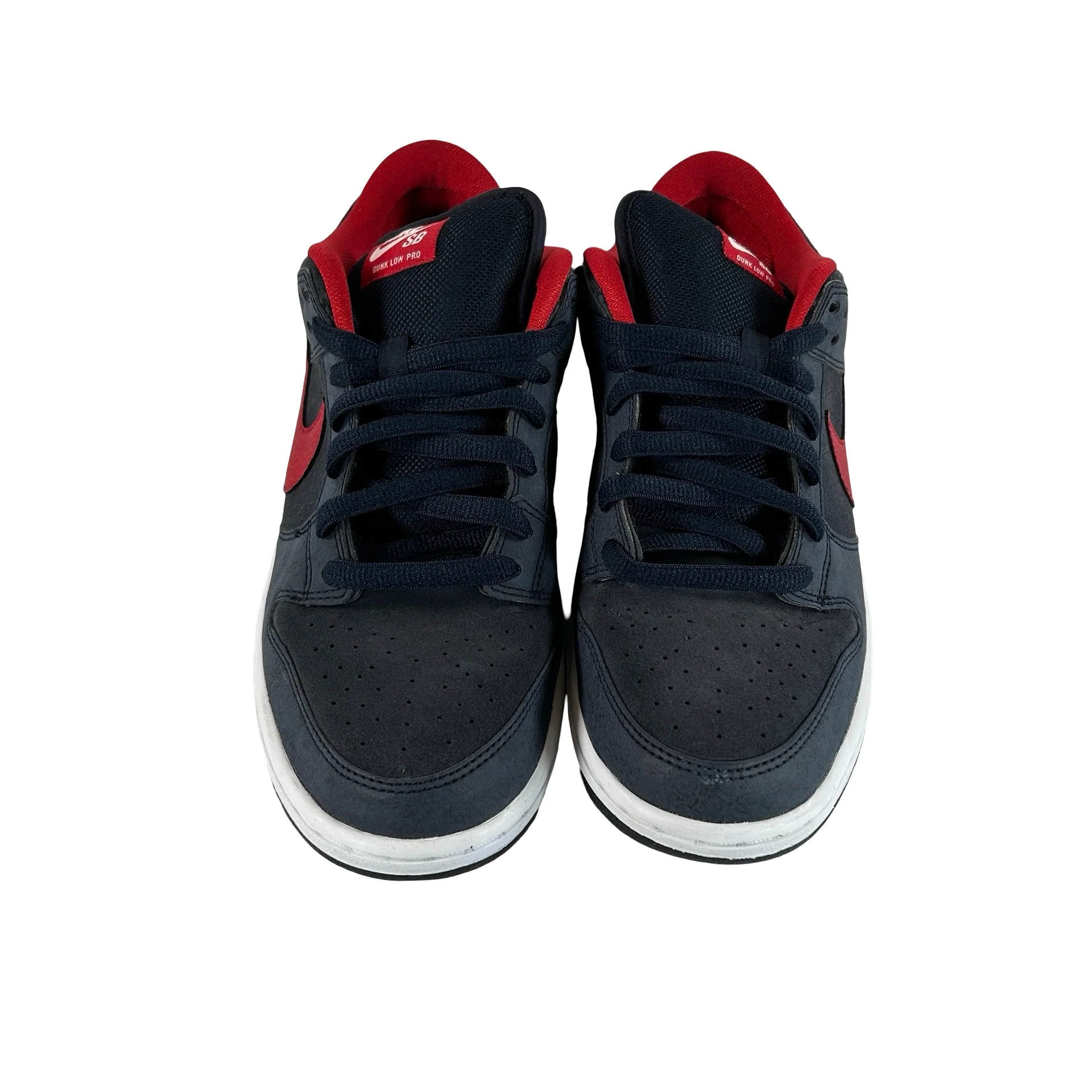 304292 461 Nike SB Dunk Low Dark Obsidian Gym Red [USED] - 10M (Used) (No Box) - Image 2