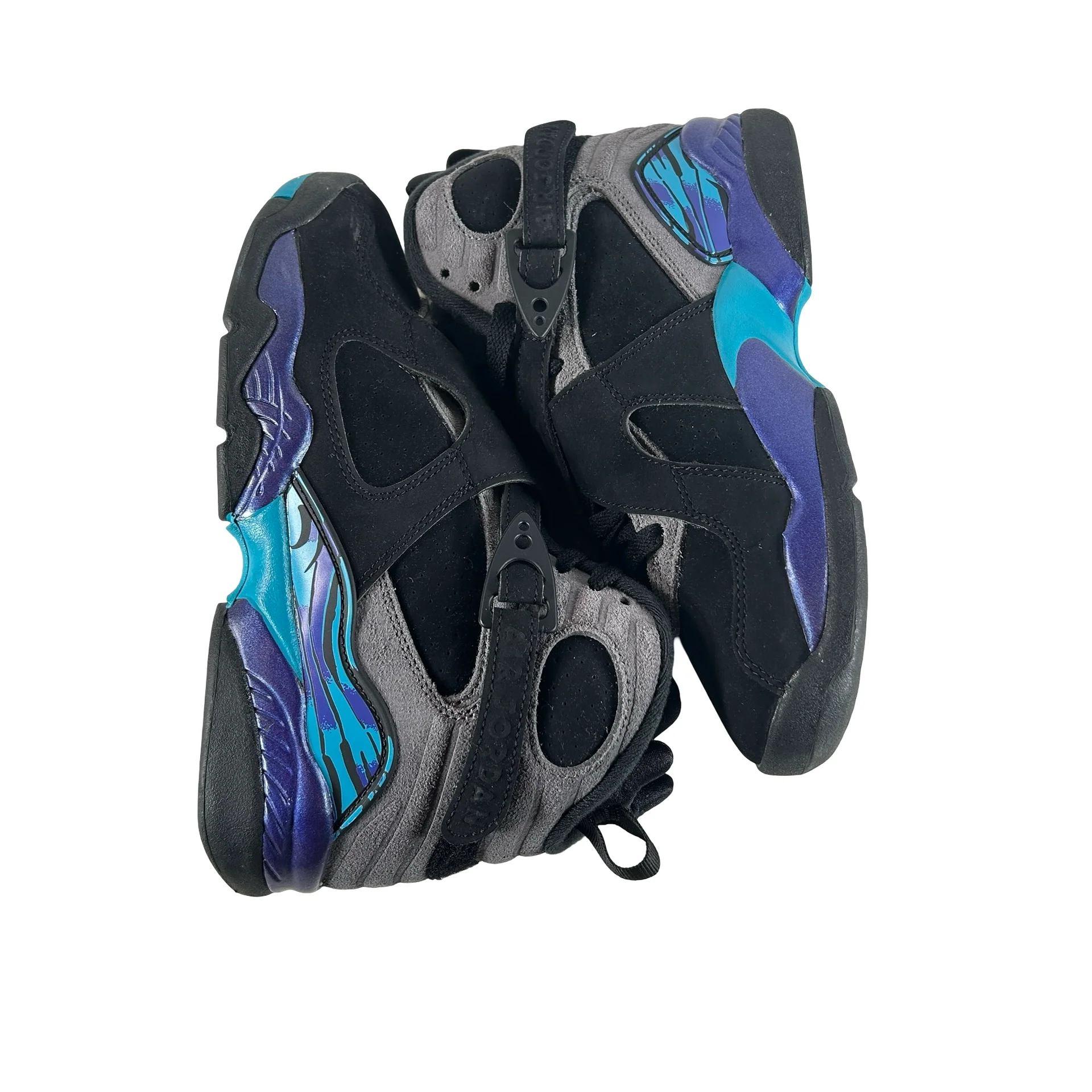 305368 006 Jordan 8 Retro Aqua (2025) (GS) [USED] - 4.5 Y (Used) (No Box) - Image 4