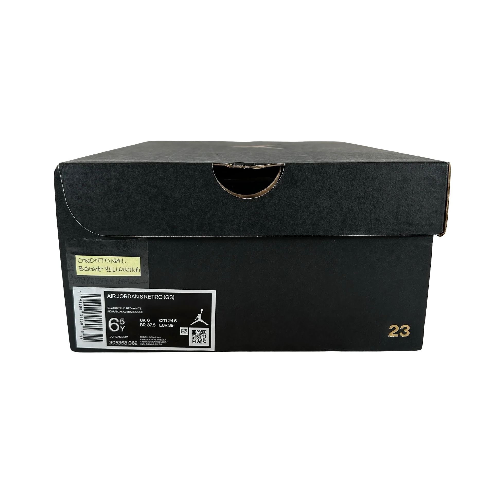305368 062 Jordan 8 Retro Playoffs (GS) [CONDITIONAL] - 6.5 Y (B Grade) (Yellowing) - Image 7
