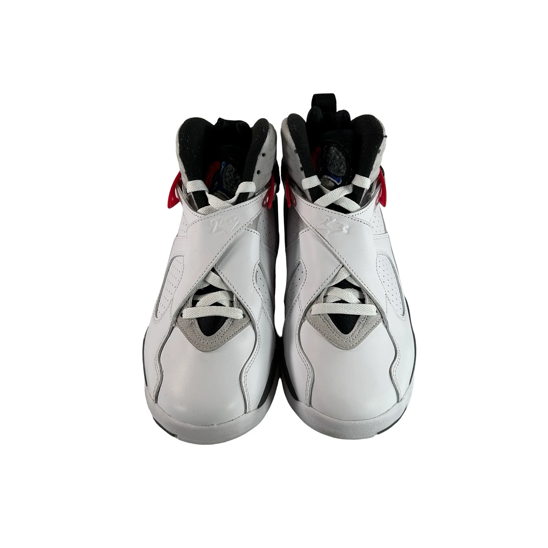 305368 100 Jordan 8 Retro White True Red (2025) (GS) [USED] - 7 Y (Used3) - Image 2