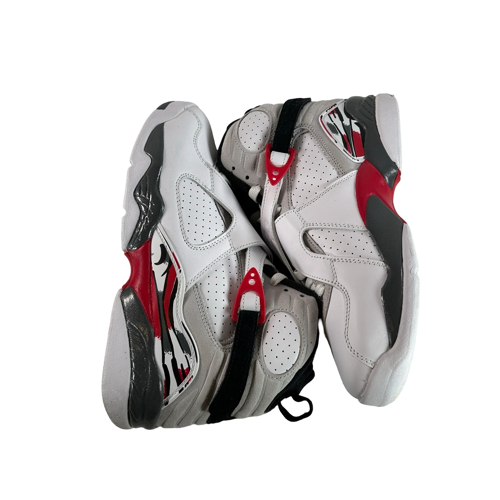 305368 100 Jordan 8 Retro White True Red (2025) (GS) [USED] - 7 Y (Used3) - Image 4