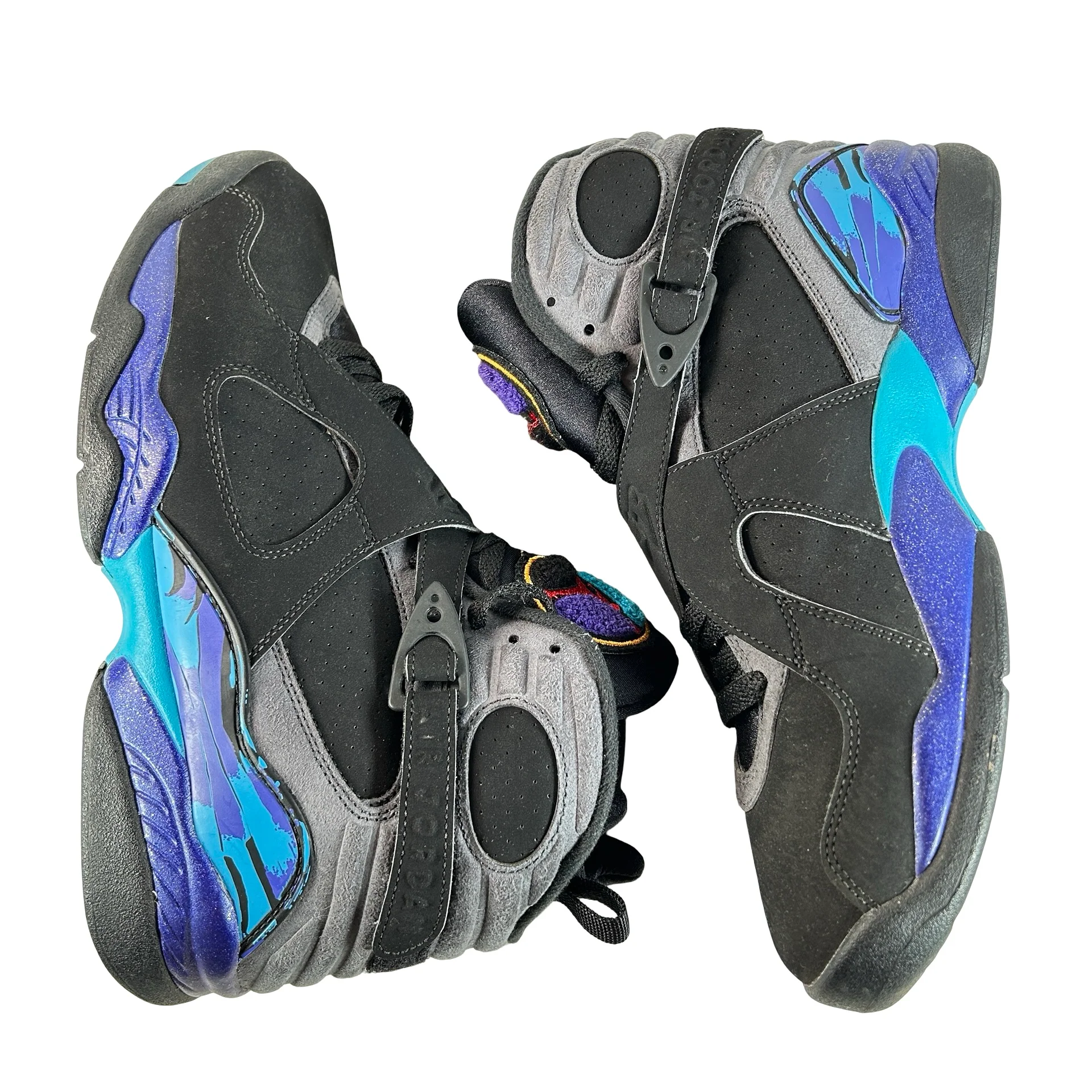 305381 025 Jordan 8 Retro Aqua (2015) [USED] - 9 M (Used3) (No Box3) - Image 4