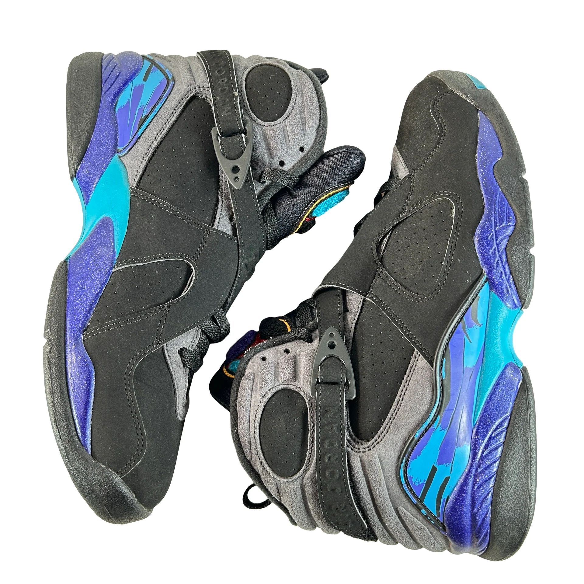 305381 025 Jordan 8 Retro Aqua (2015) [USED] - 9 M (Used3) (No Box3) - Image 5