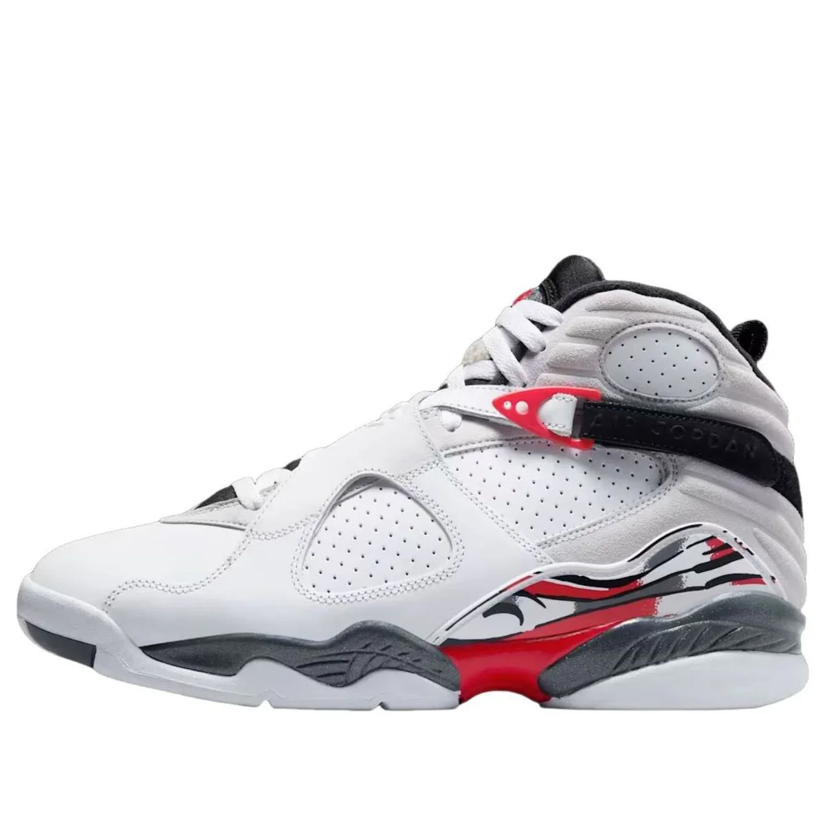 305381 100 Air Jordan 8 Retro "Bugs Bunny" White True Red (2025)