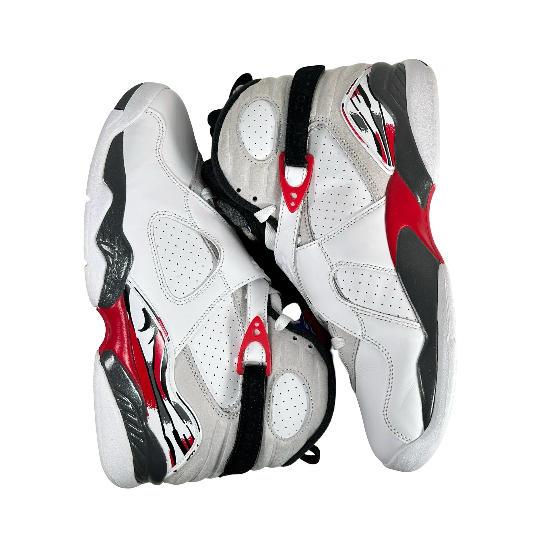 305381 100 Jordan 8 Retro White True Red (2025) [USED] - 10 M (Used2) - Image 4