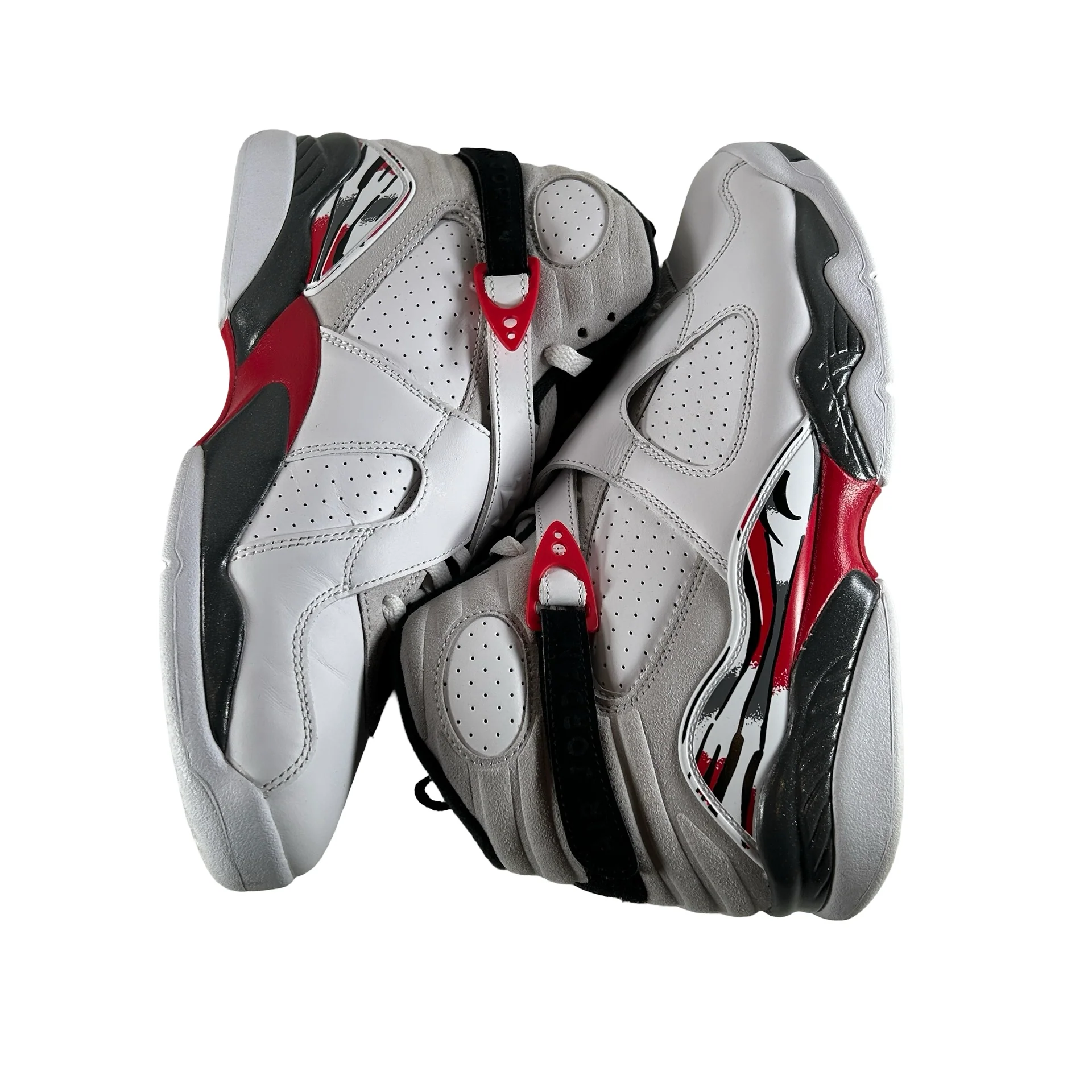 305381 100 Jordan 8 Retro White True Red (2025) [USED] - 10 M (Used5) - Image 5