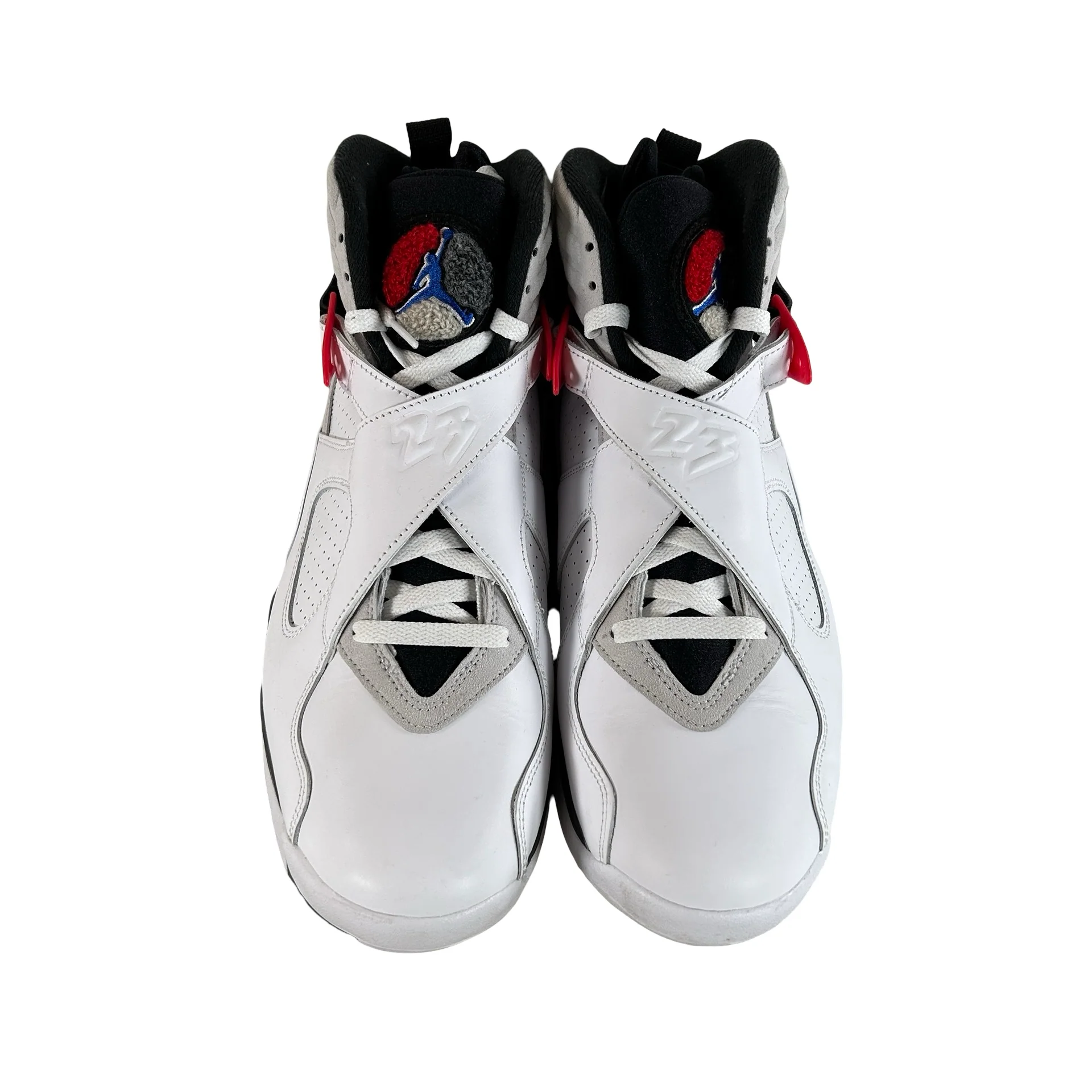 305381 100 Jordan 8 Retro White True Red (2025) [USED] - 12.5 M (No Box) - Image 2