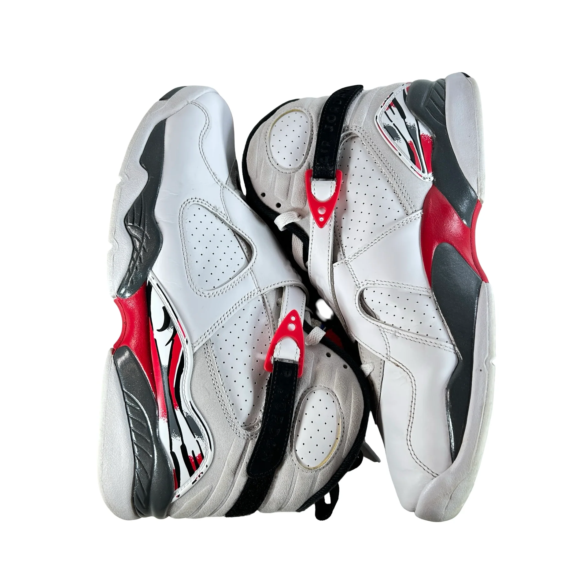305381 100 Jordan 8 Retro White True Red (2025) [USED] - 9.5 M (Used) - Image 5