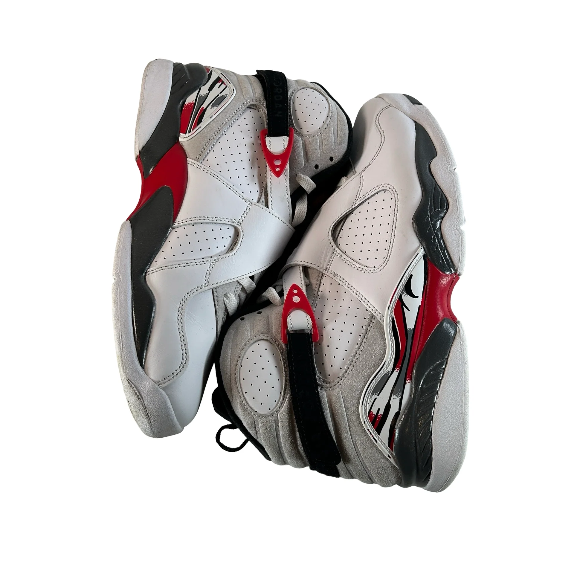 305381 100 Jordan 8 Retro White True Red (2025) [USED] - 9 M (Used2) - Image 5