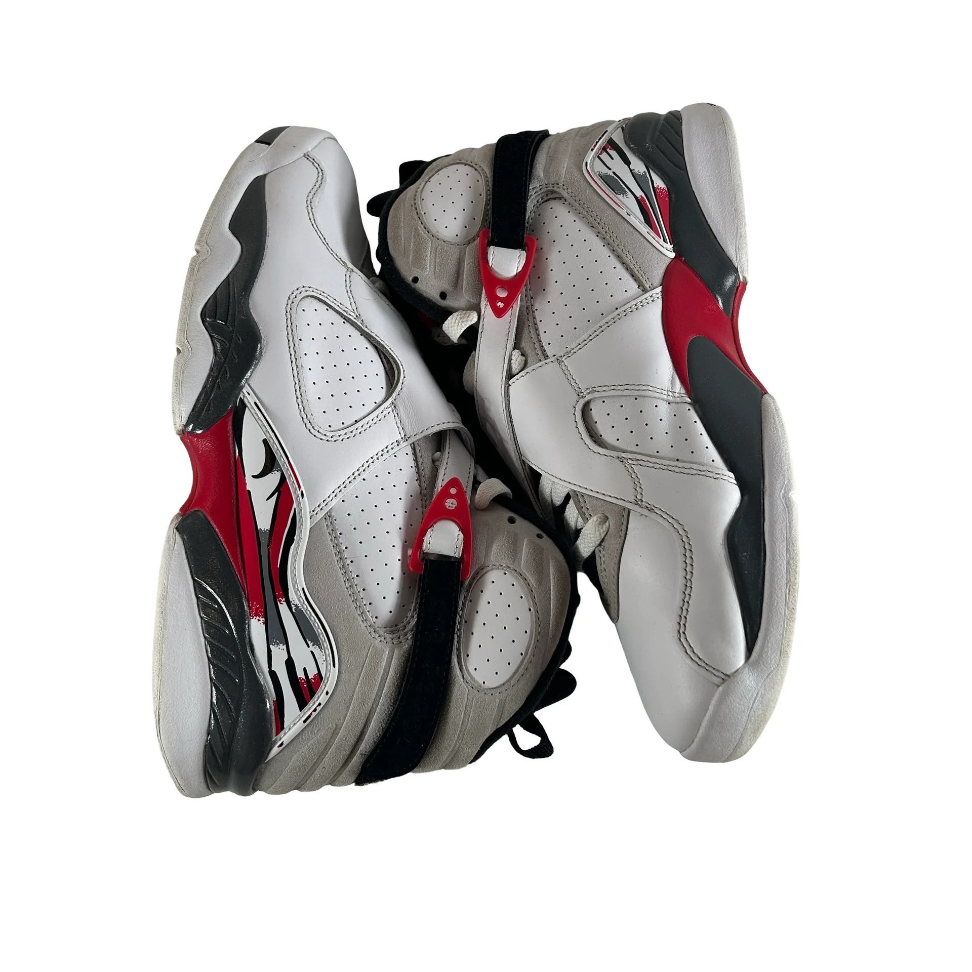 305381 100 Jordan 8 Retro White True Red (2025) [USED] - 9 M (Used3) - Image 4