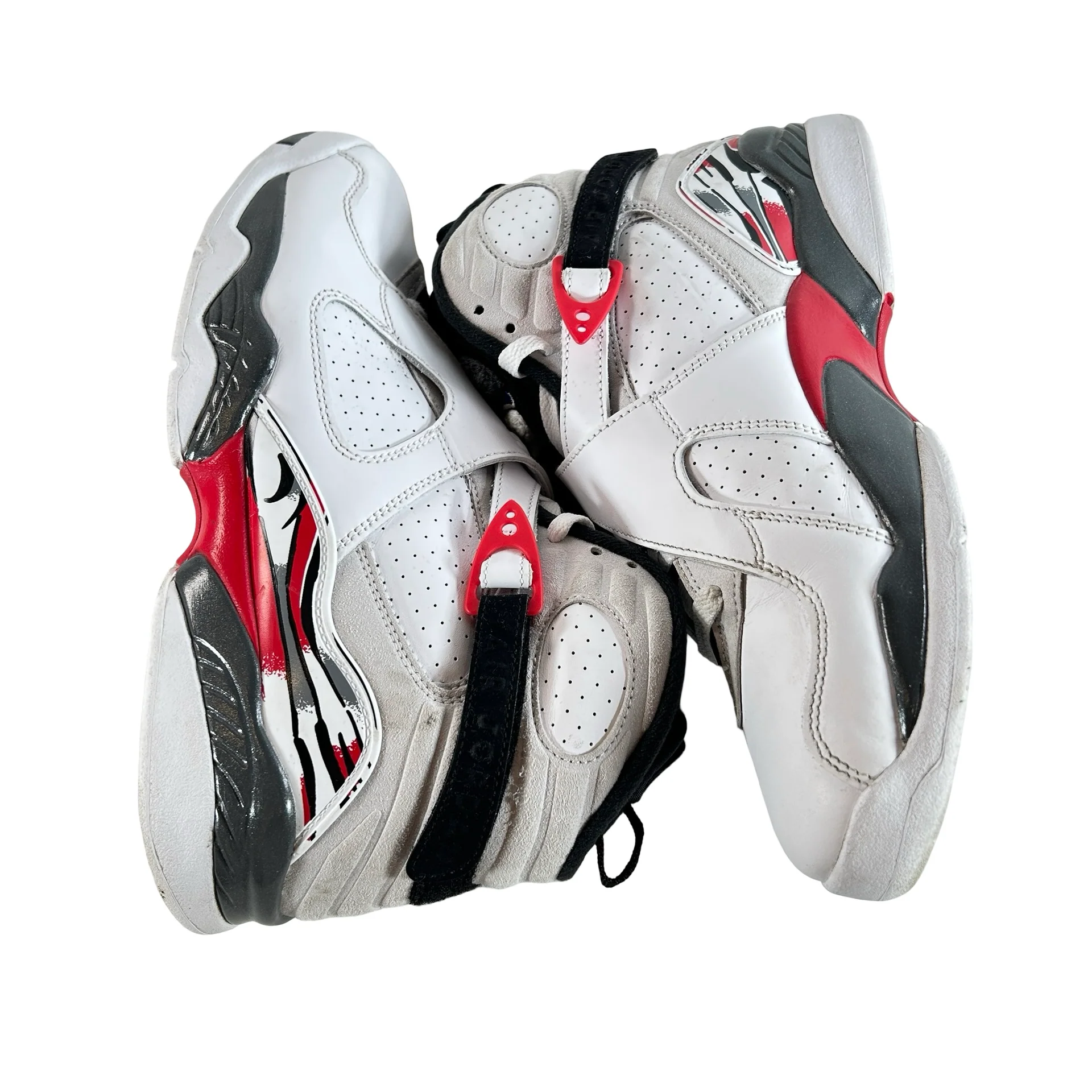 305381 100 Jordan 8 Retro White True Red (2025) [USED] - 9 M (Used5) - Image 4