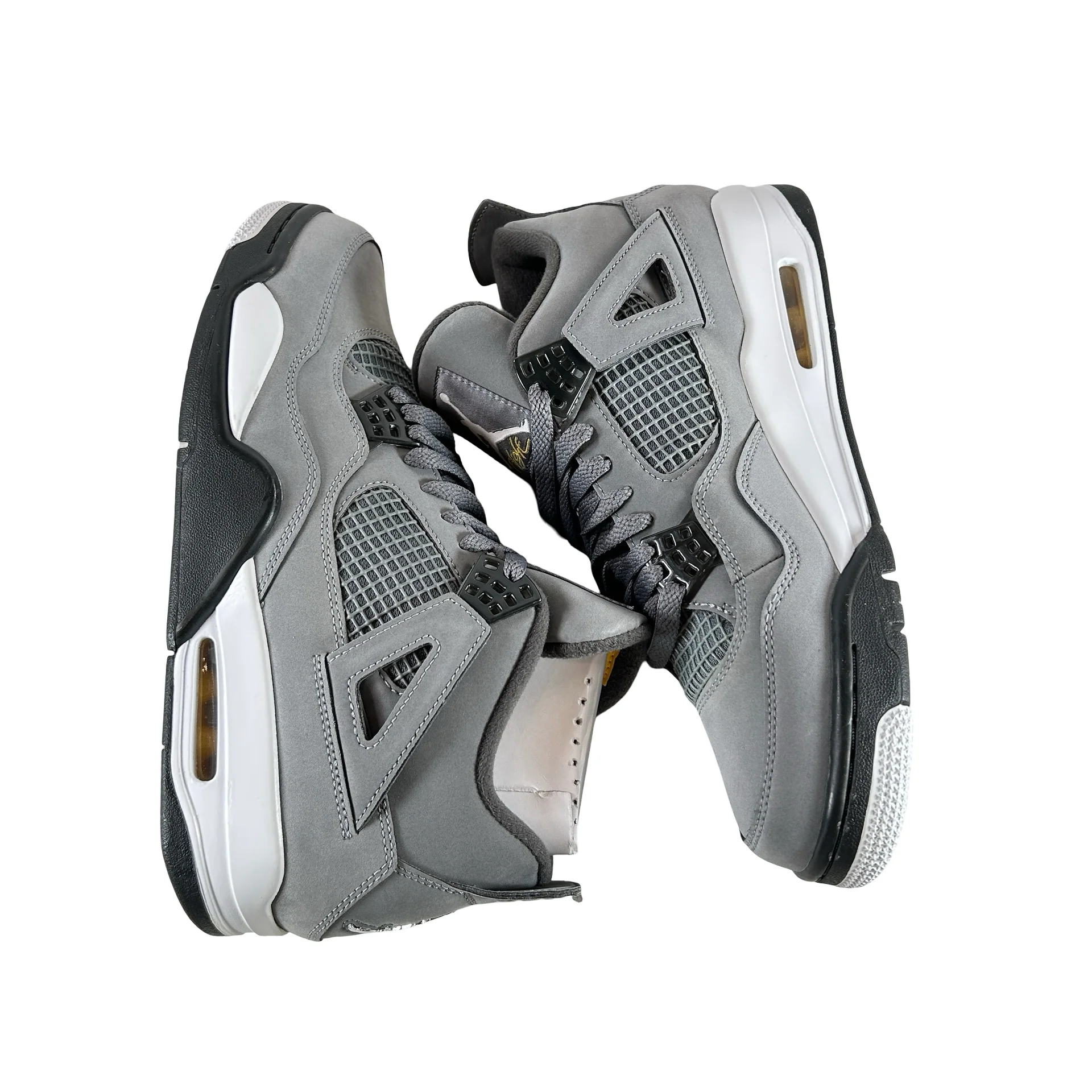 308497 007 Jordan 4 Retro Cool Grey (2019) [CONDITIONAL] - 10 M (Yellowing Midsole) - Image 4