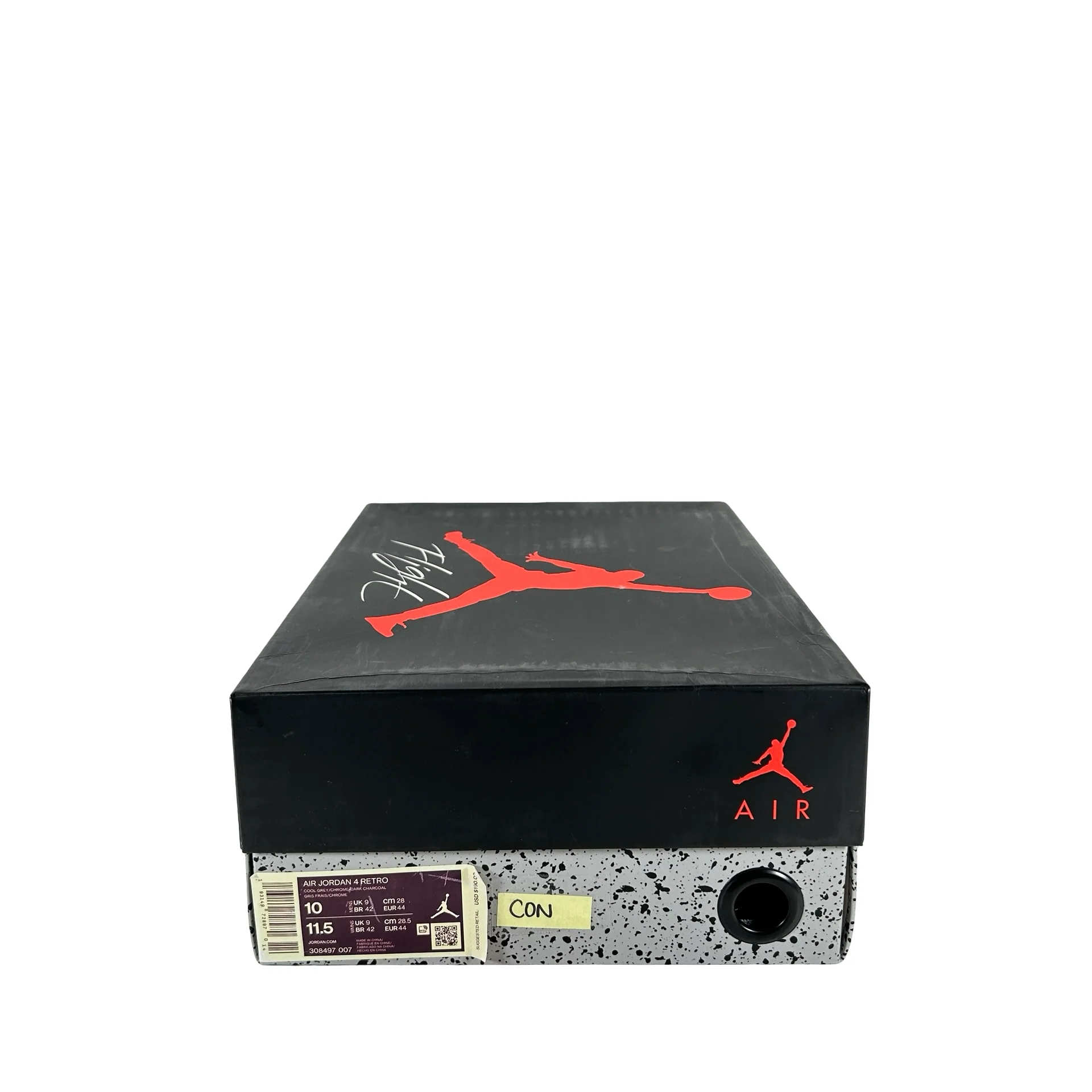 308497 007 Jordan 4 Retro Cool Grey (2019) [CONDITIONAL] - 10 M (Yellowing Midsole) - Image 7