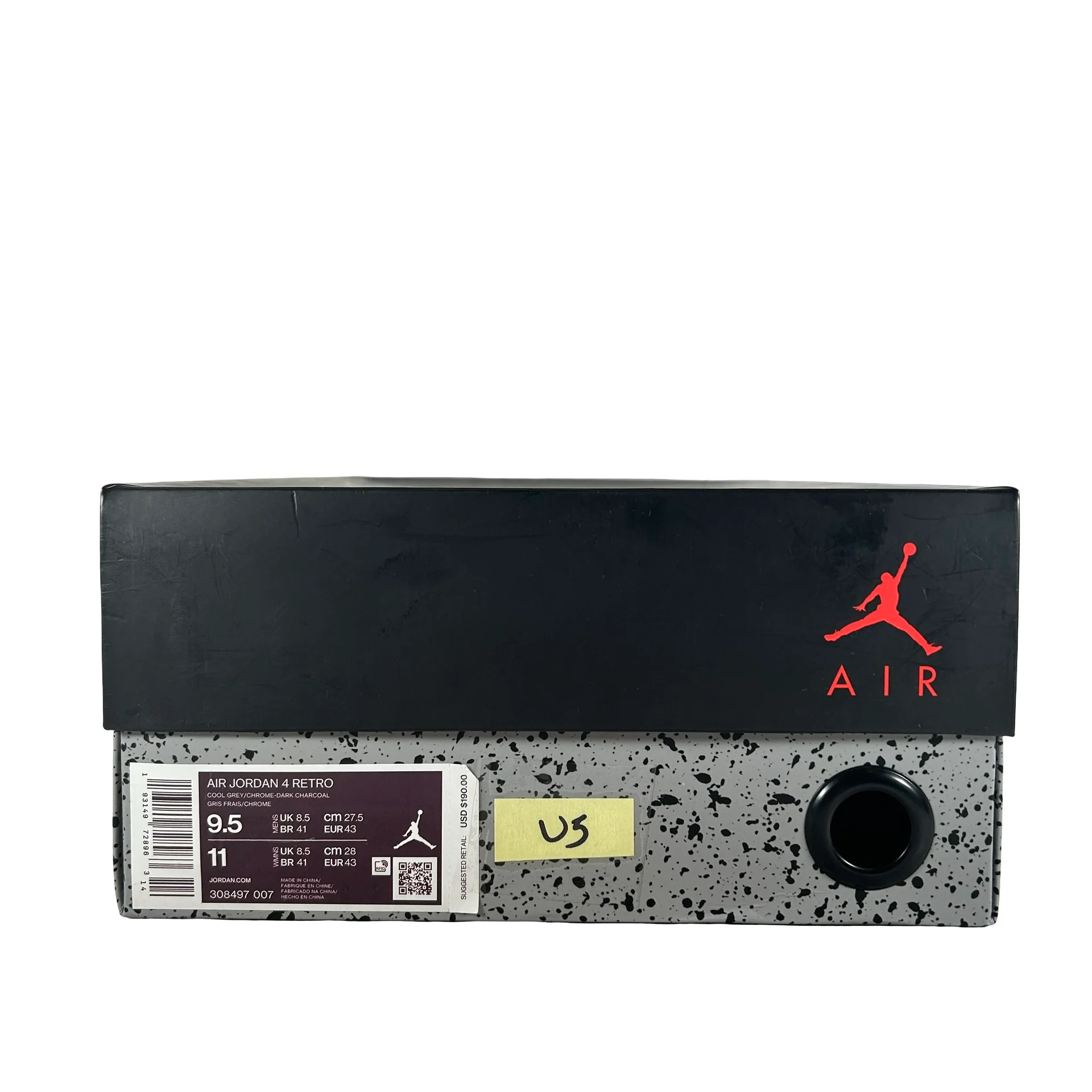 308497 007 Jordan 4 Retro Cool Grey (2019) [USED] - 9.5 M (Used5) - Image 7
