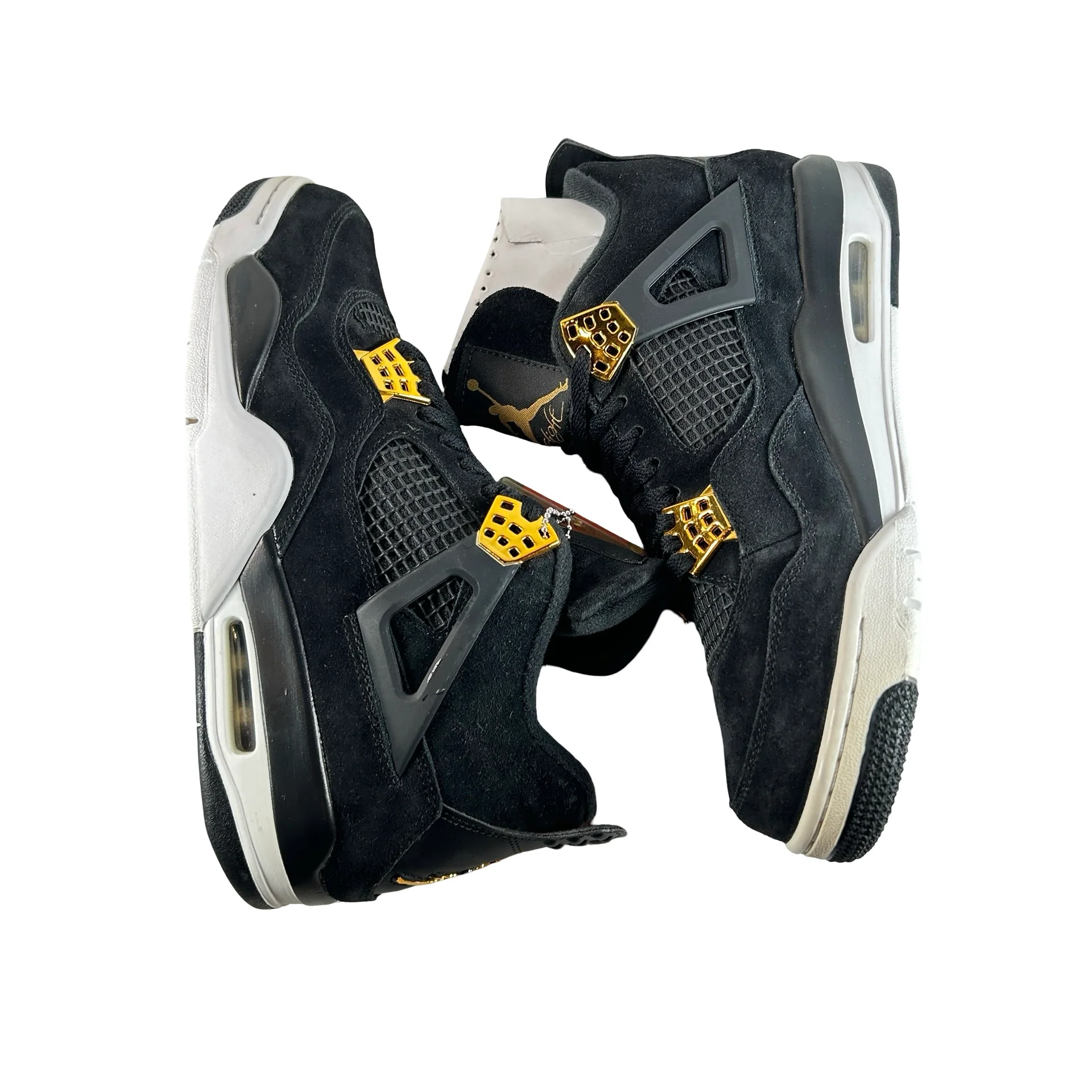 308497 032 Air Jordan 4 Retro Royalty - 9 M (Yellowing) (No Box) - Image 4