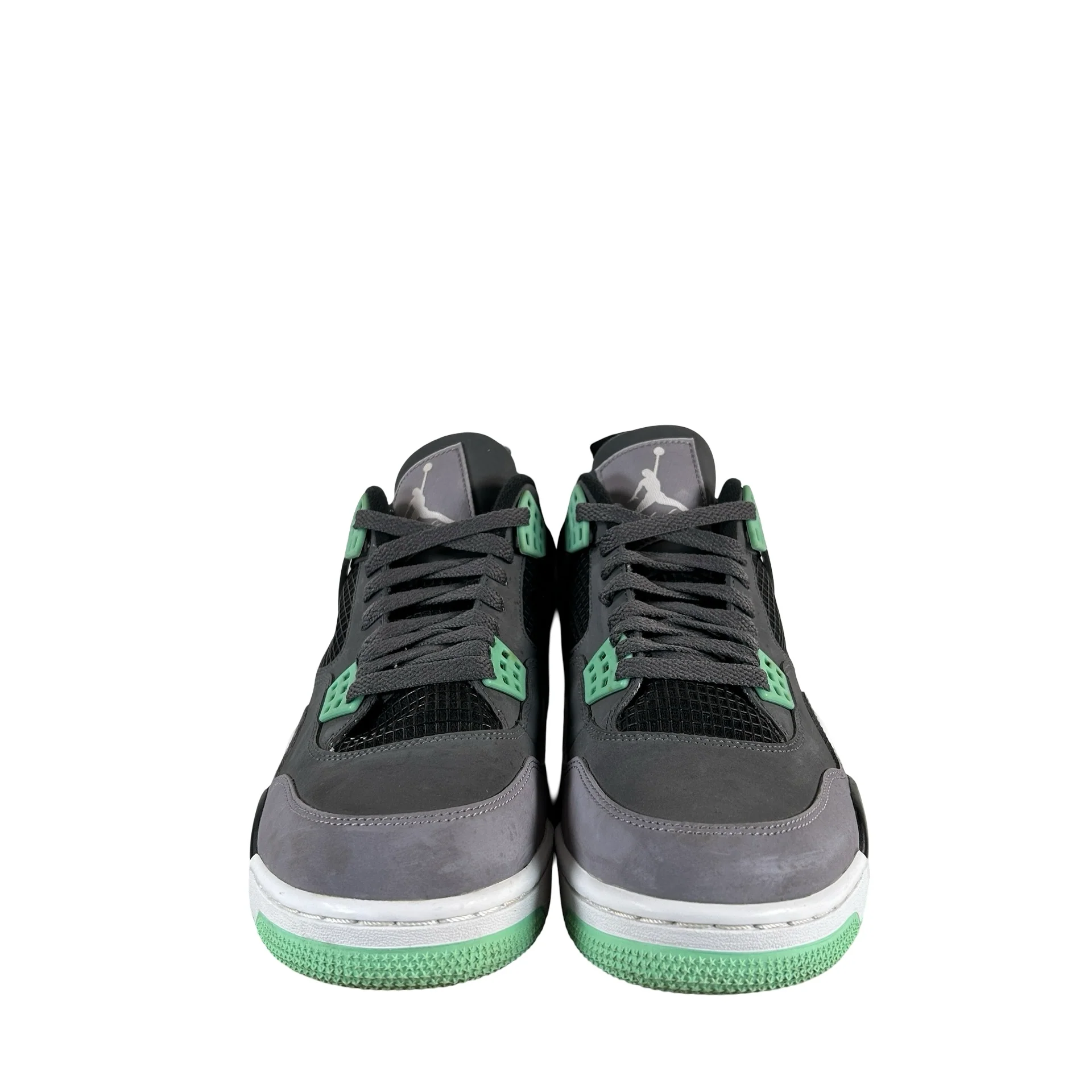 308497 033 Jordan 4 Retro Green Glow [USED] - 10.5 M (Used) - Image 2