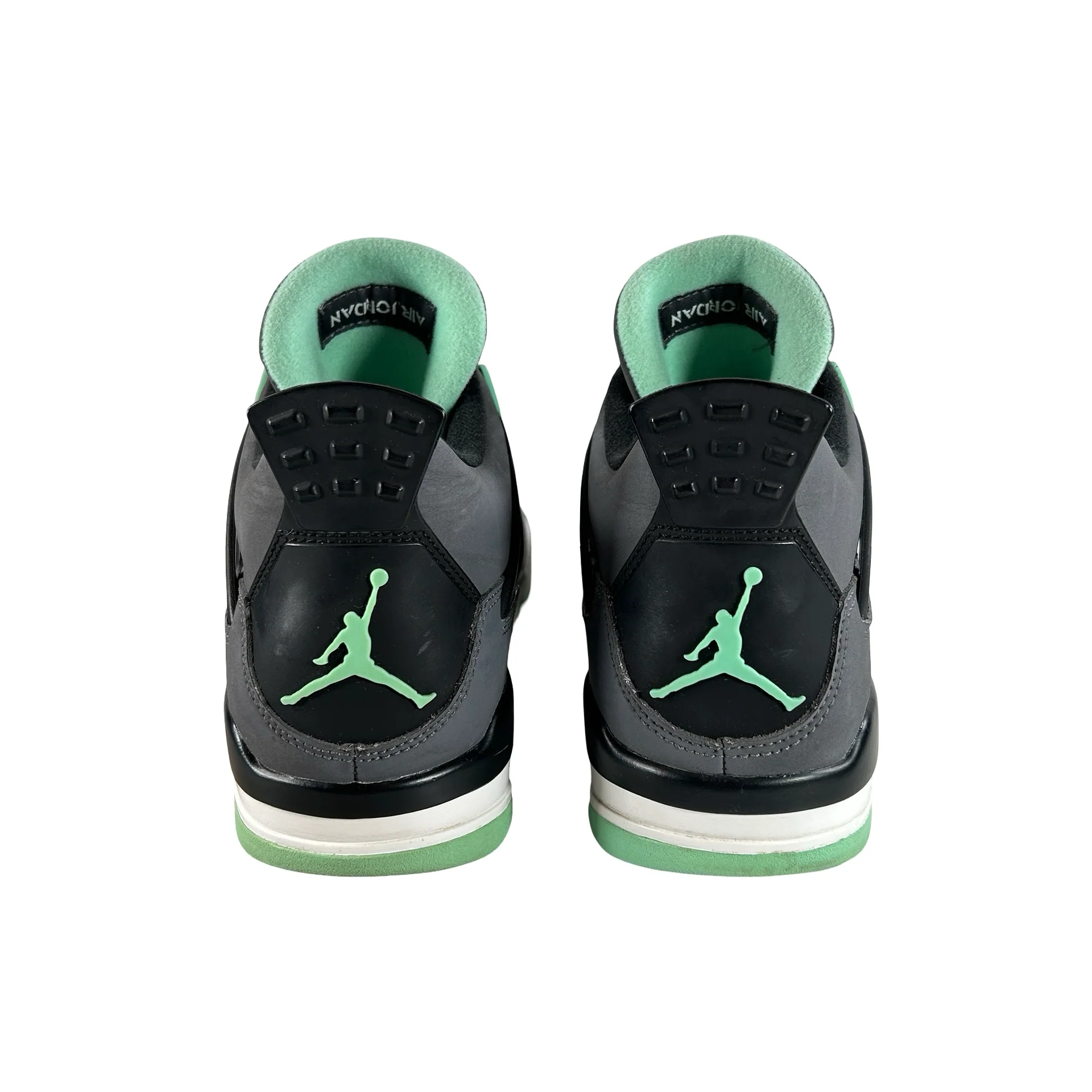 308497 033 Jordan 4 Retro Green Glow [USED] - 9.5 M (Used) - Image 3