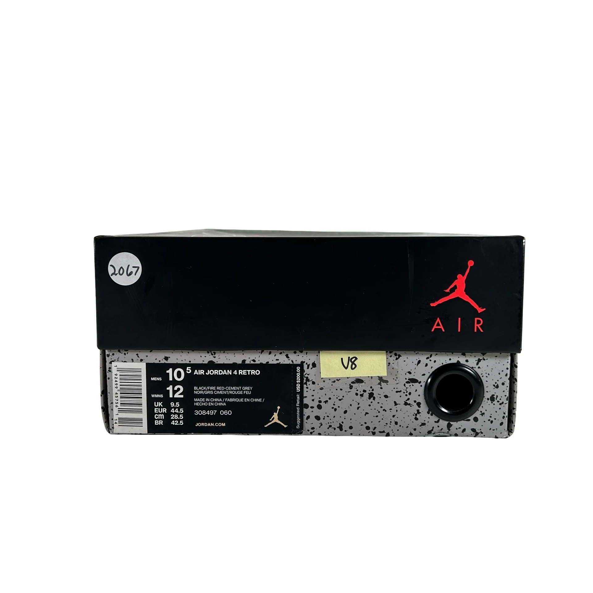 308497 060 Jordan 4 Bred (2019) [USED] - 10.5 M (Used8) - Image 7