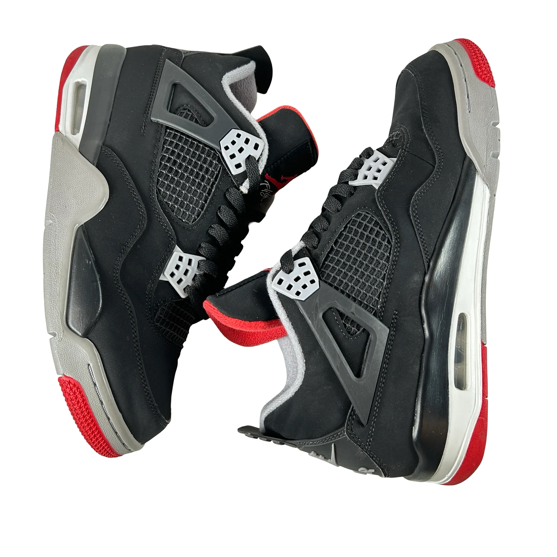 308497 060 Jordan 4 Bred (2019) [USED] - 9 M (Used10) - Image 4