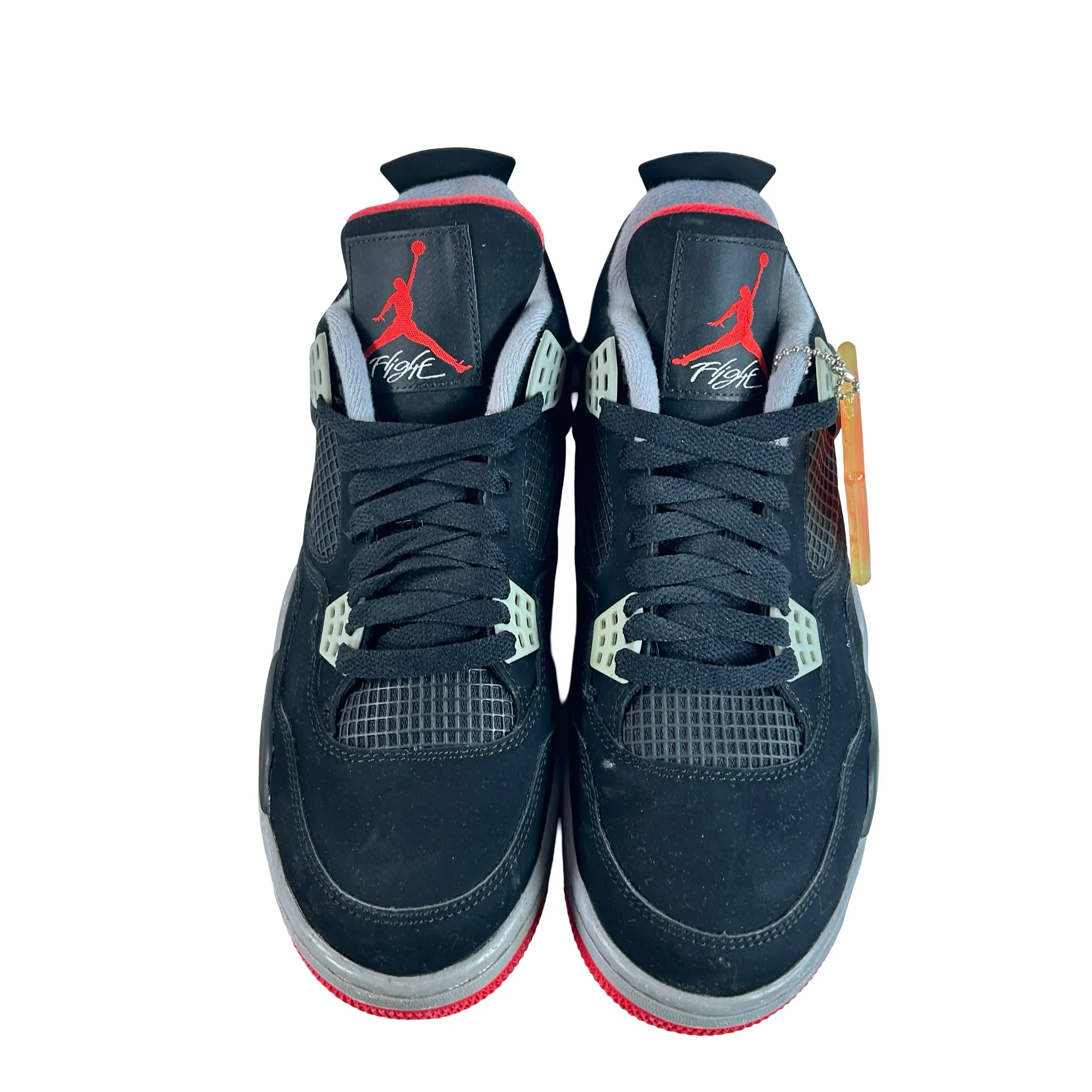 308497 089 Jordan 4 Retro Black Cement (2012) - 9 M (Yellowing) (No Box) - Image 2