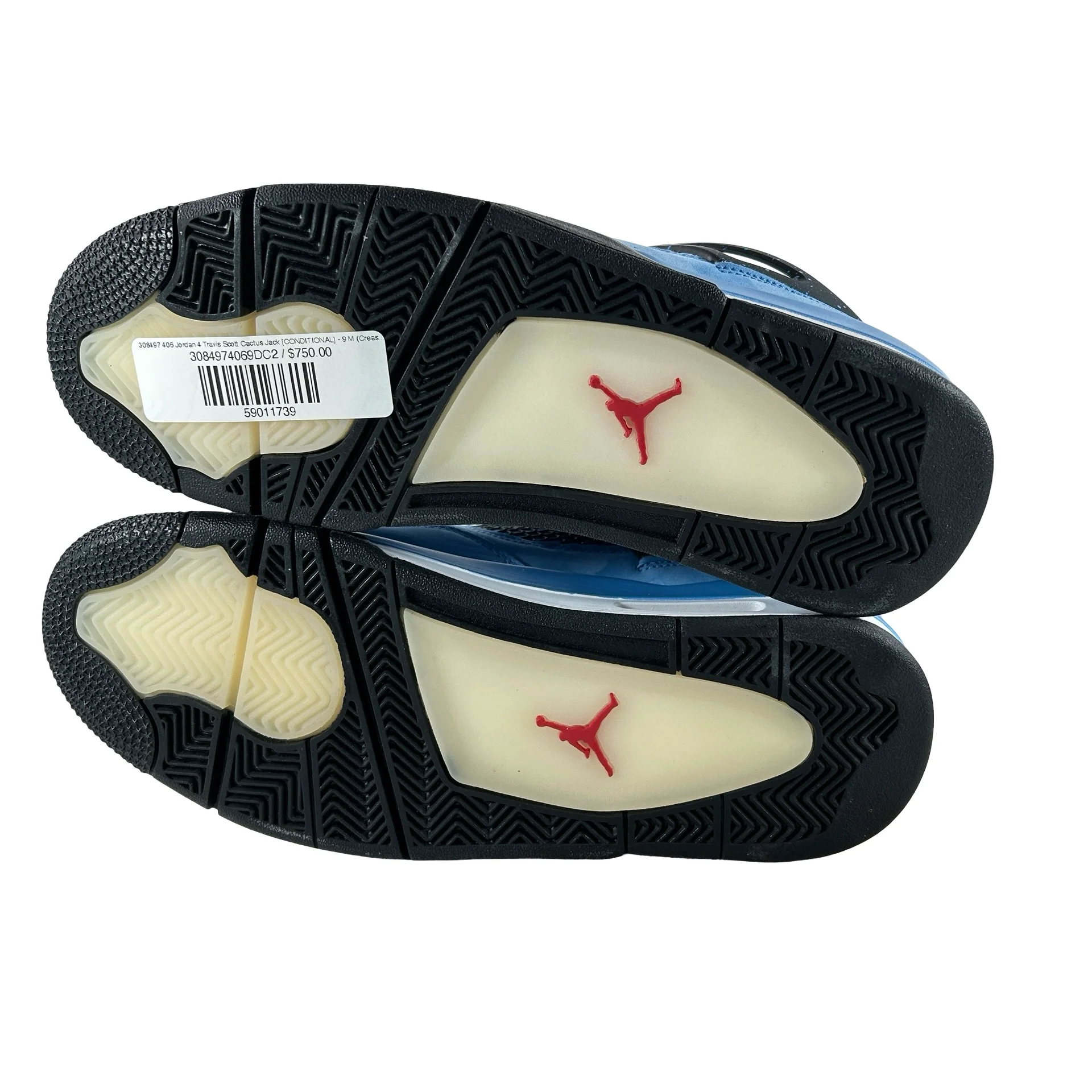 308497 406 Jordan 4 Travis Scott Cactus Jack [CONDITIONAL] - 9 M (Crease on right foot) - Image 6