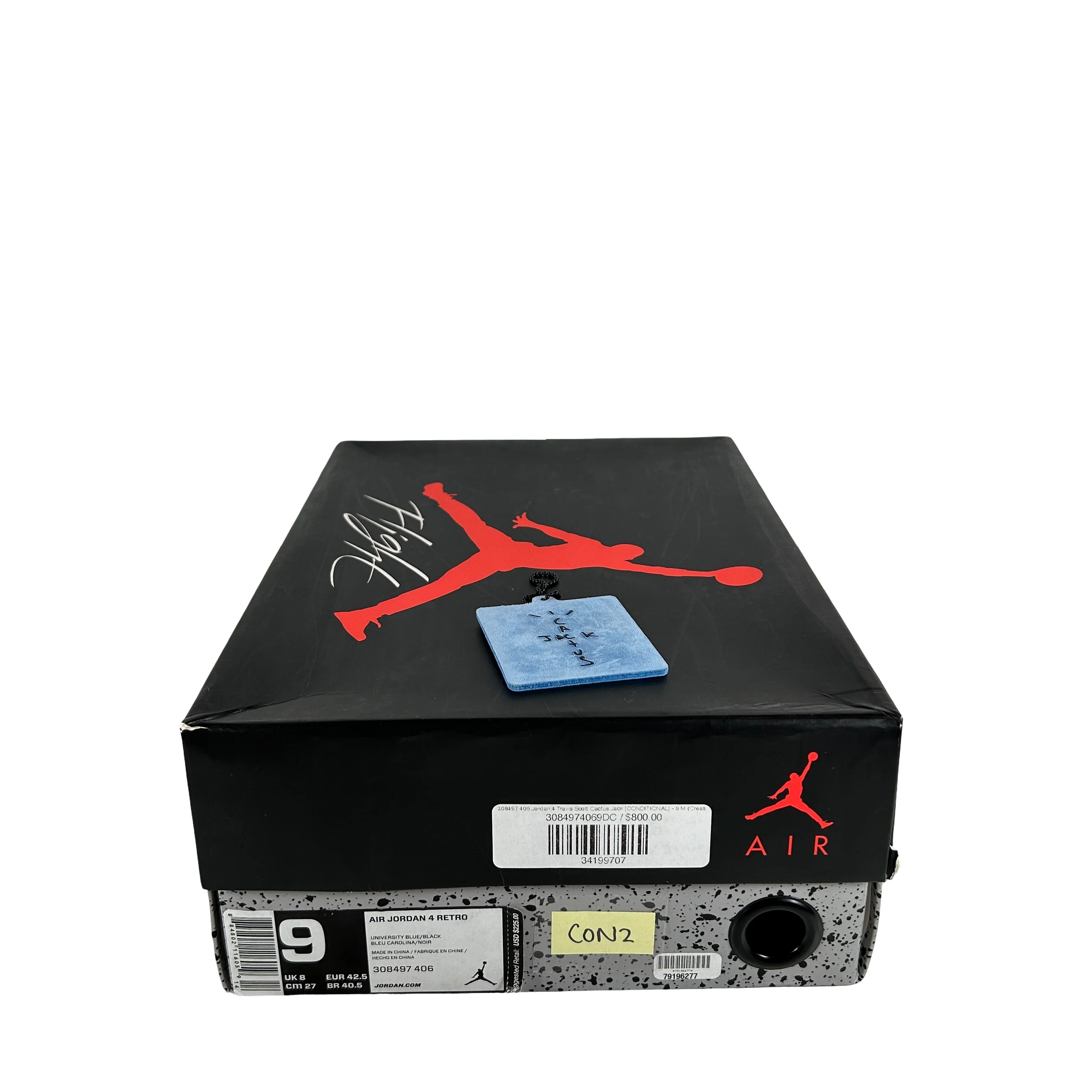 308497 406 Jordan 4 Travis Scott Cactus Jack [CONDITIONAL] - 9 M (Crease on Right Foot2) - Image 7