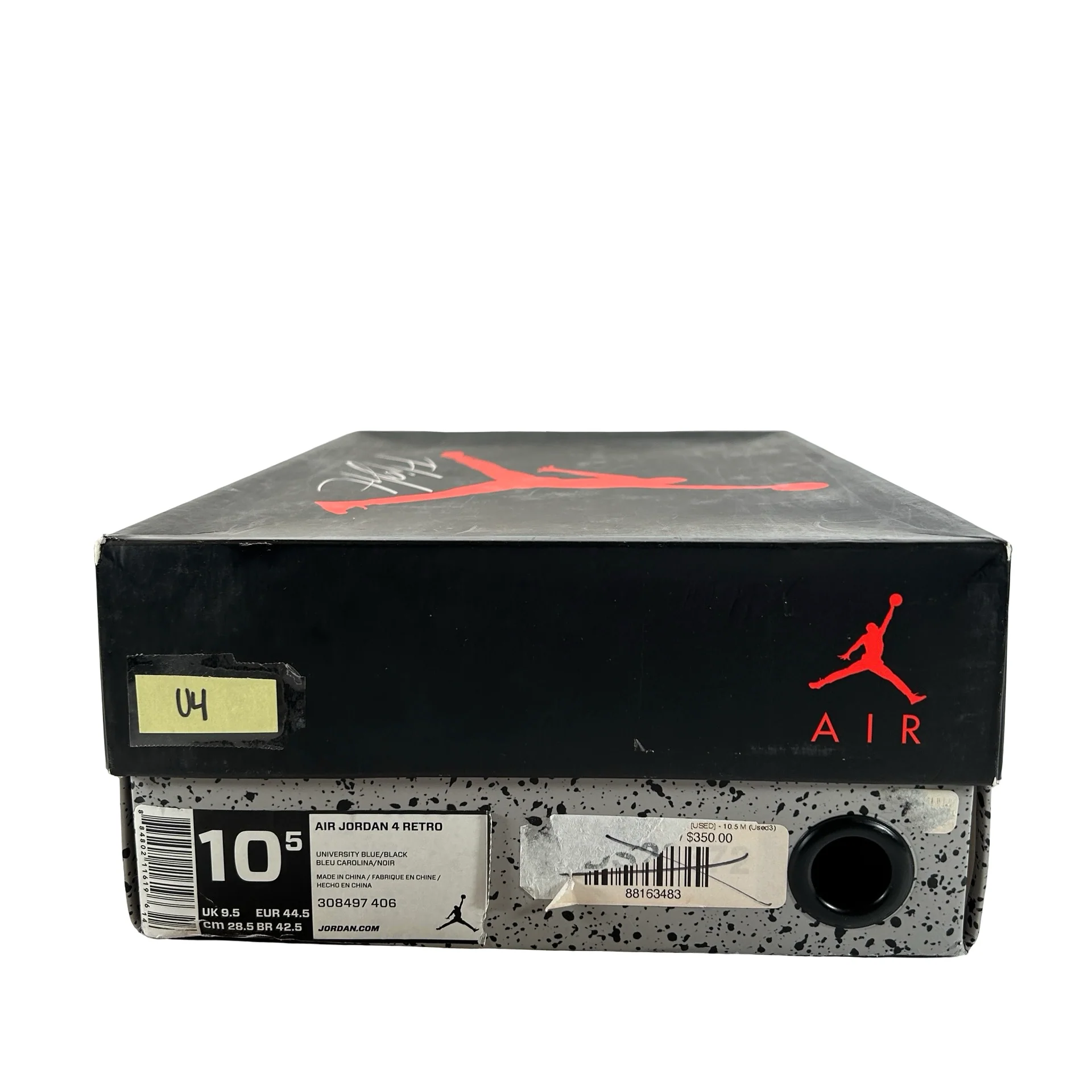 308497 406 Jordan 4 Travis Scott Cactus Jack [USED] - 10.5 M (Used4) - Image 7