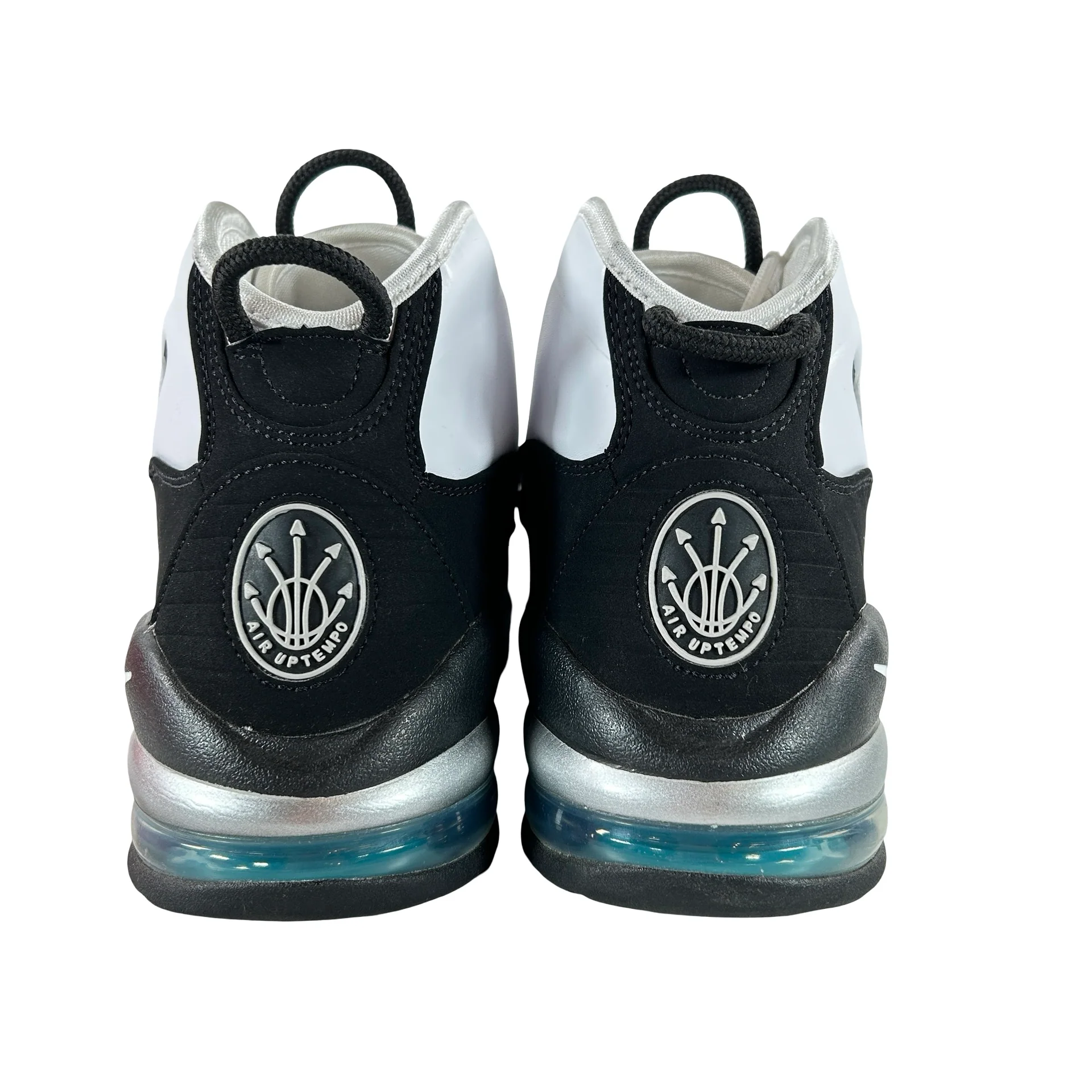 311090 100 Nike Air Max Uptempo 95 White Black Teal [USED] - 10 M (Used) - Image 3