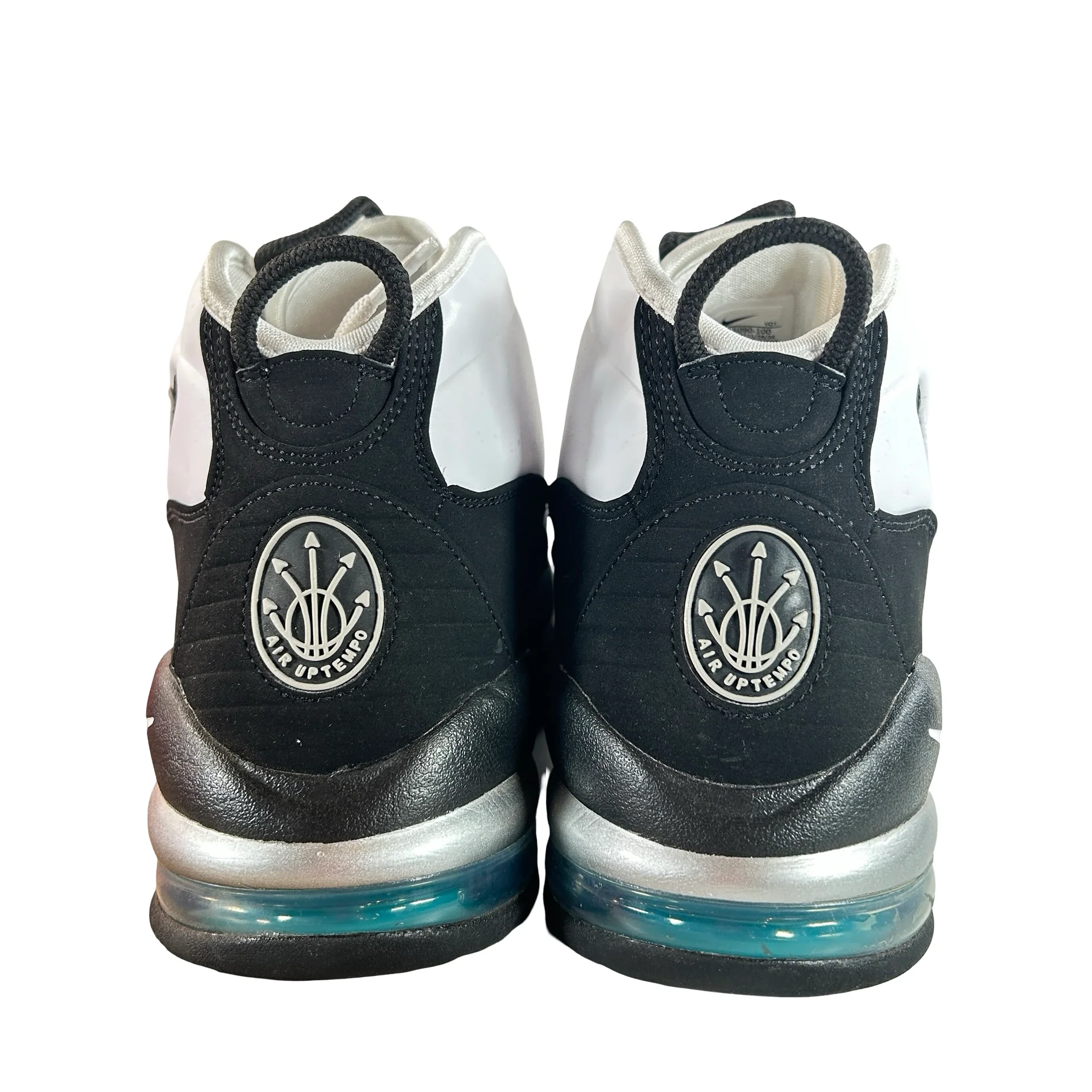 311090 100 Nike Air Max Uptempo 95 White Black Teal [USED] - 11.5 M (Used) - Image 3