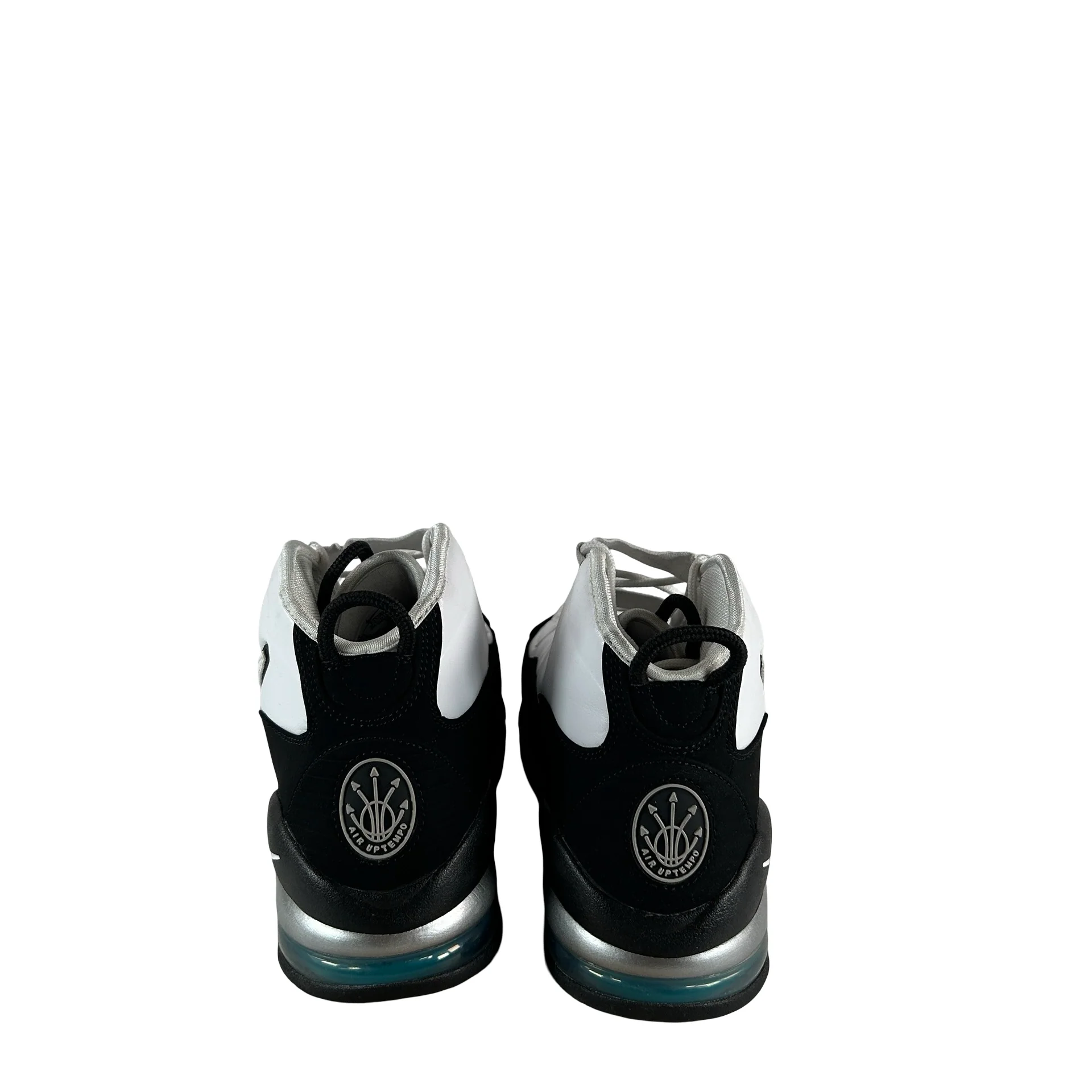 311090 100 Nike Air Max Uptempo 95 White Black Teal [USED] - 11 M (Used) - Image 3