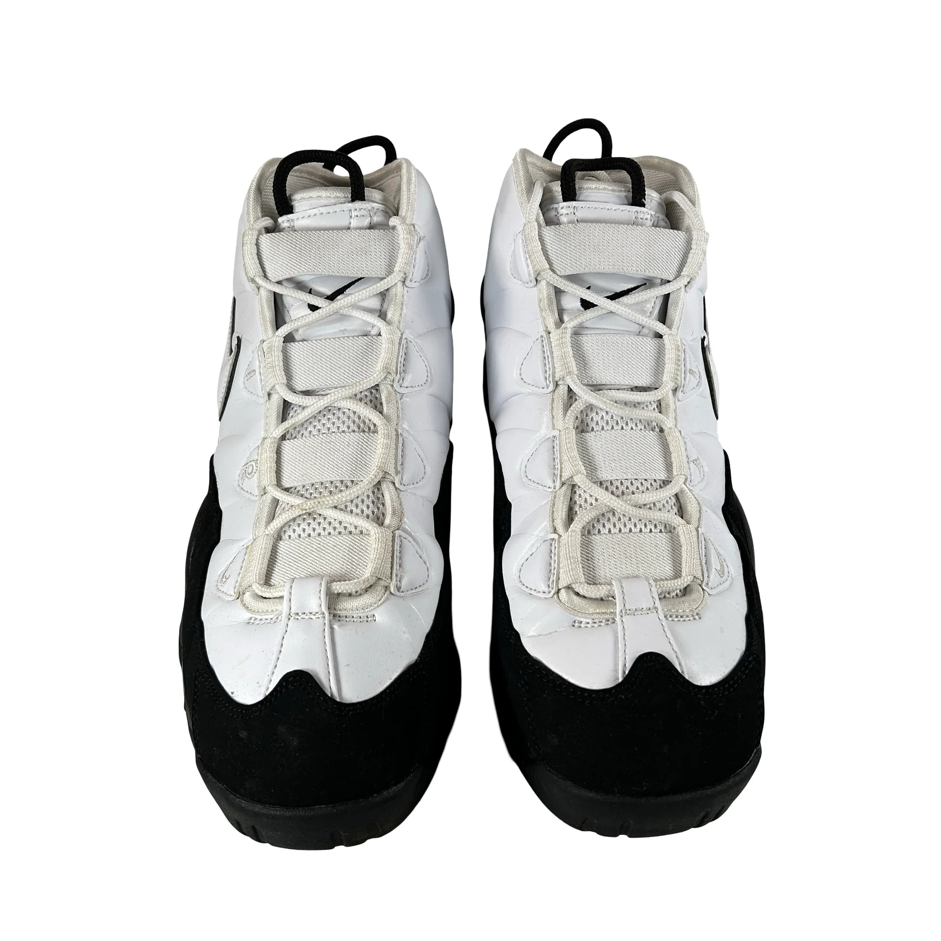 311090 100 Nike Air Max Uptempo 95 White Black Teal [USED] - 12 M (Used) - Image 2
