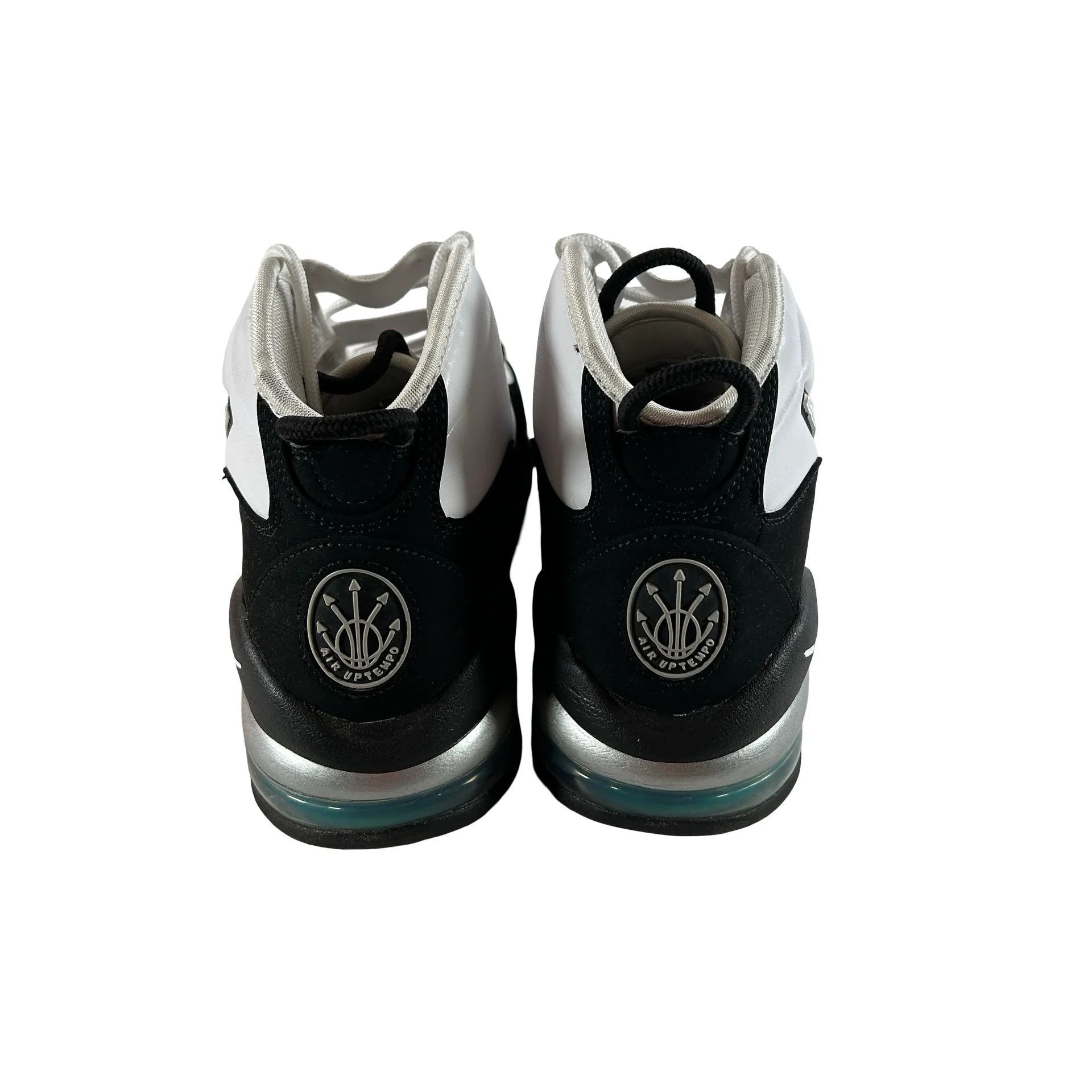311090 100 Nike Air Max Uptempo 95 White Black Teal [USED] - 9.5 M (Used2) - Image 3
