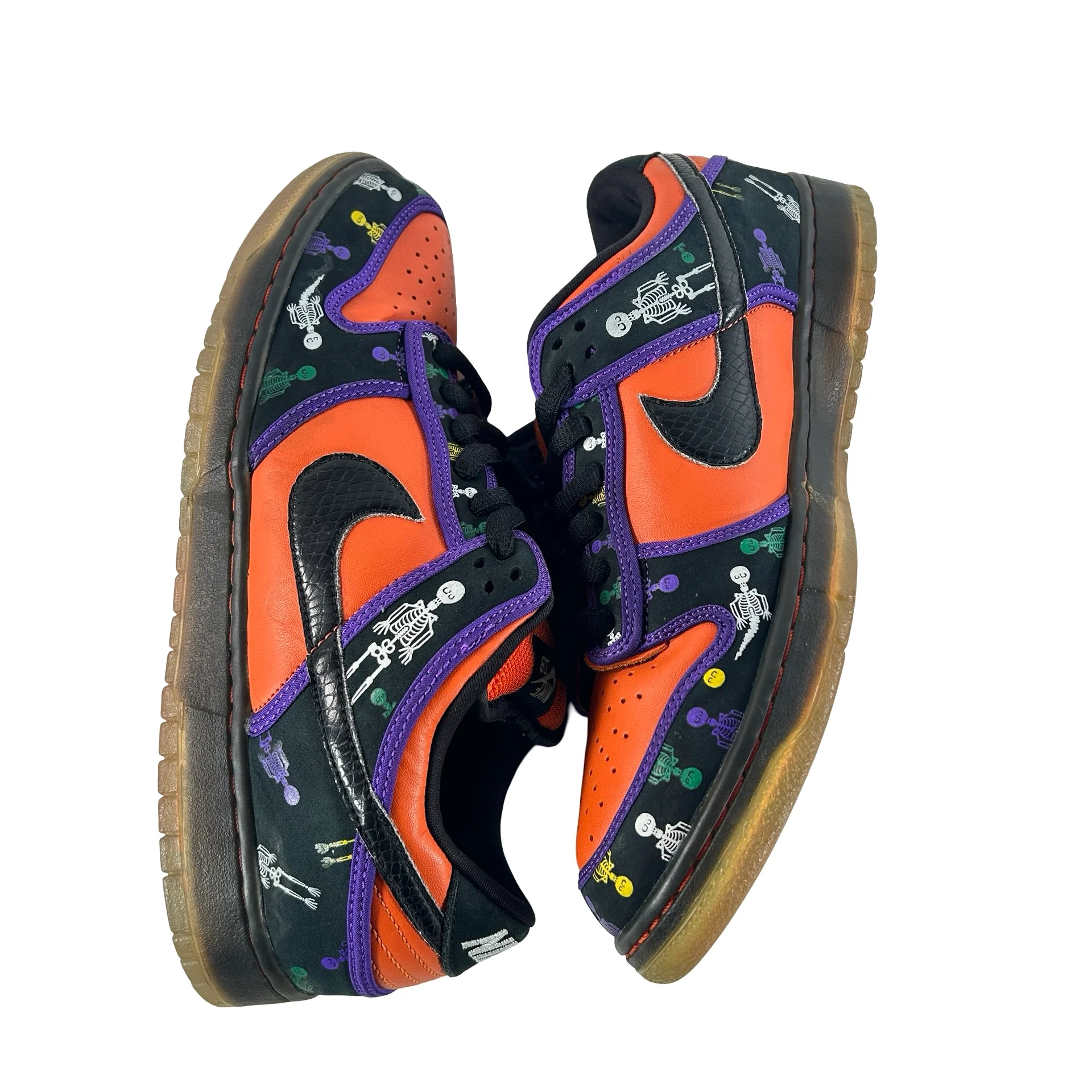 313170 801 Nike SB Dunk Low Day of the Dead [USED] - 10.5 M (Used) (No Box) (Replacement Left Insole) - Image 4