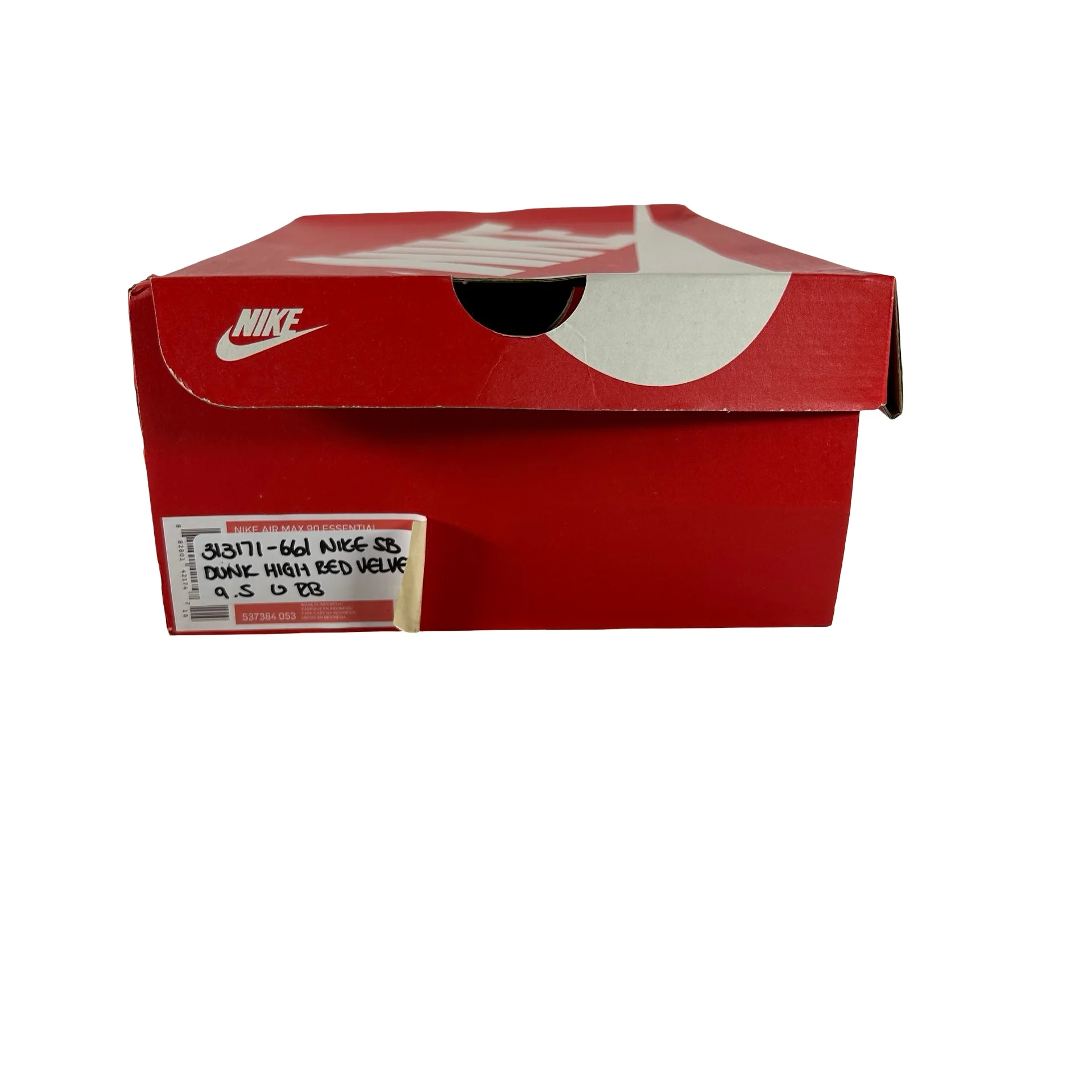 313171 661 Nike SB Dunk High Red Velvet [USED] - 9.5 M (Used) (Replace Box) - Image 7