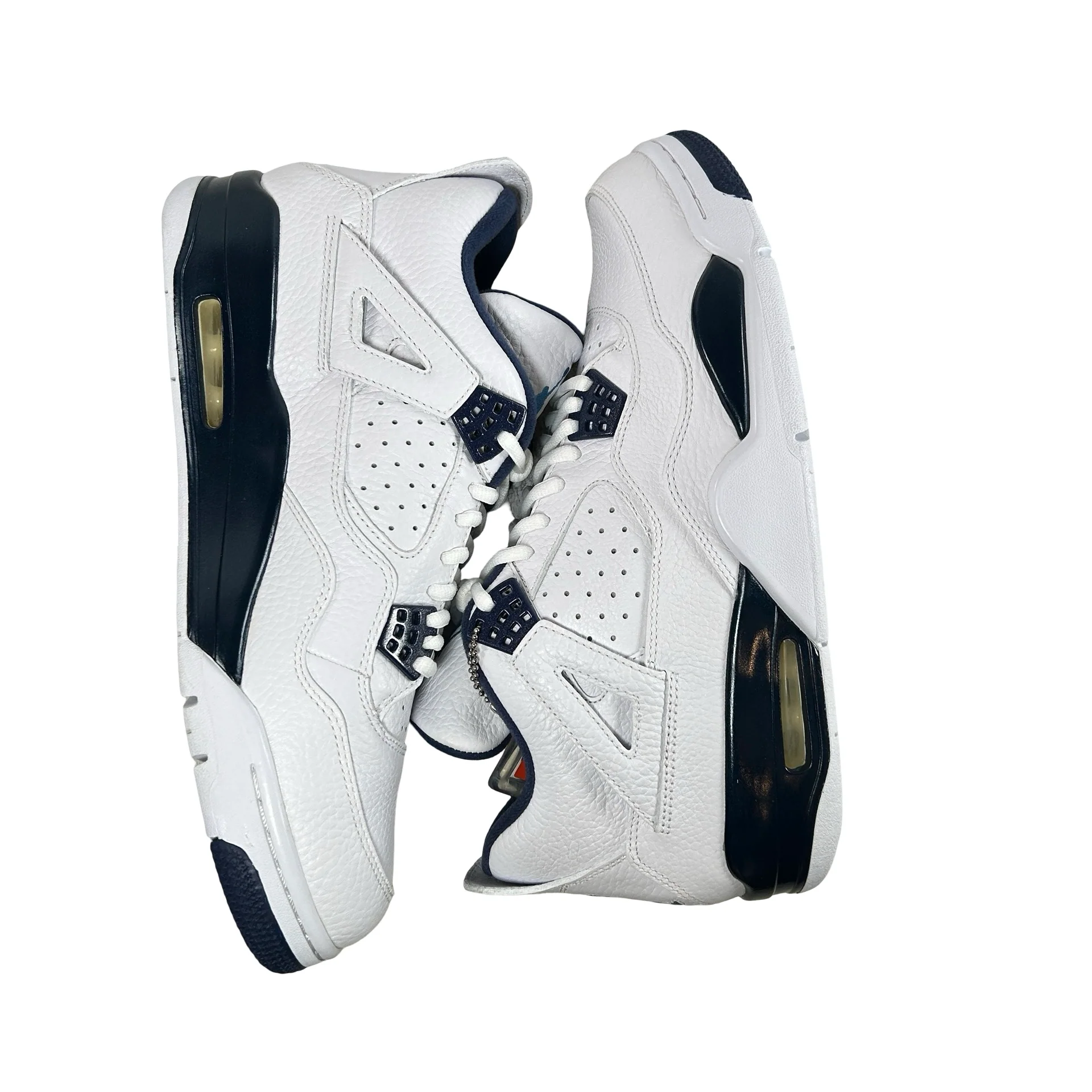 314254 107 Jordan 4 Retro Columbia (2015) [CONDITIONAL] - 11.5 M (Air Bubble Yellowing) (Damaged Lid) - Image 5