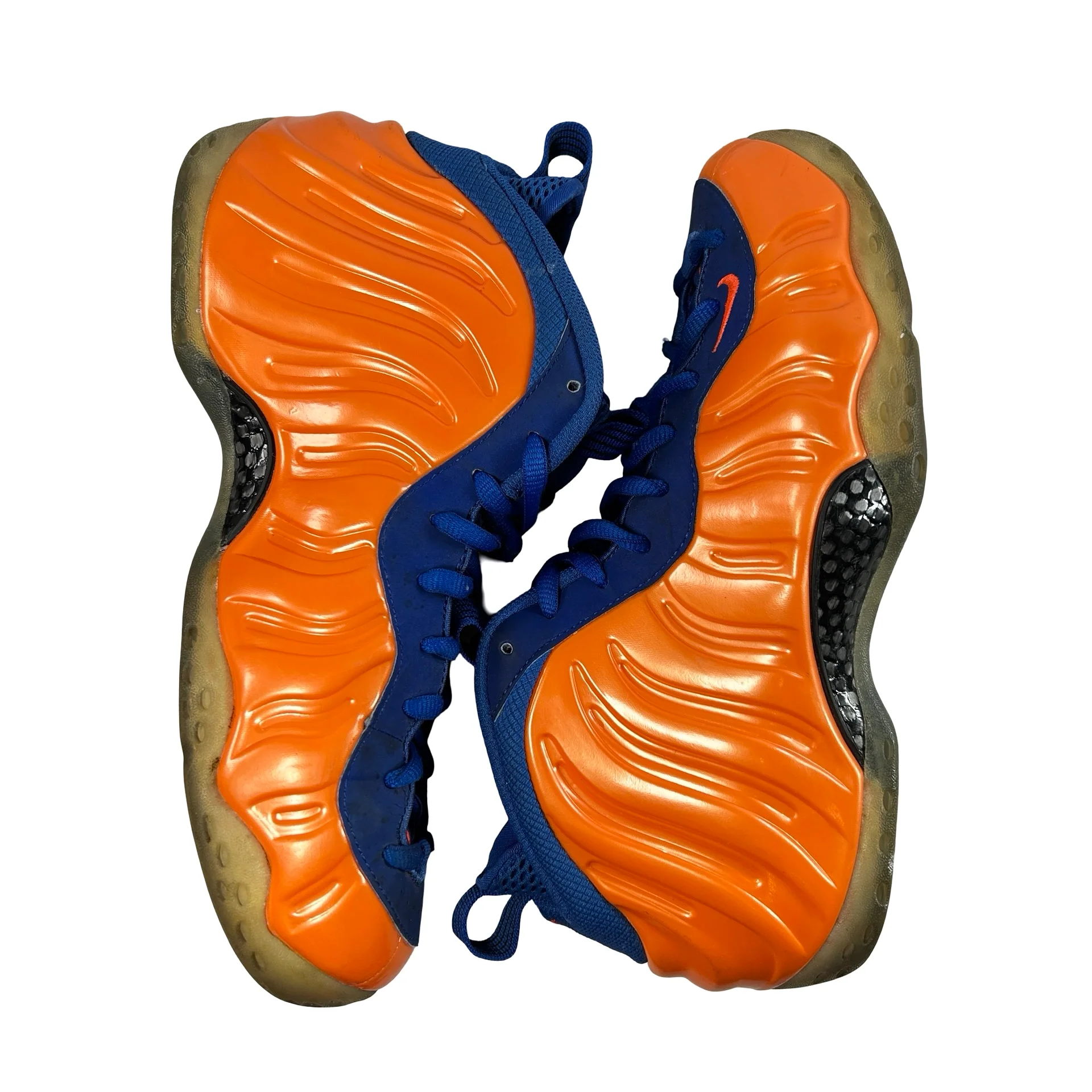 314896 801 Nike Air Foamposite One Knicks [USED] - 9.5 M (Used) (No Box) - Image 5