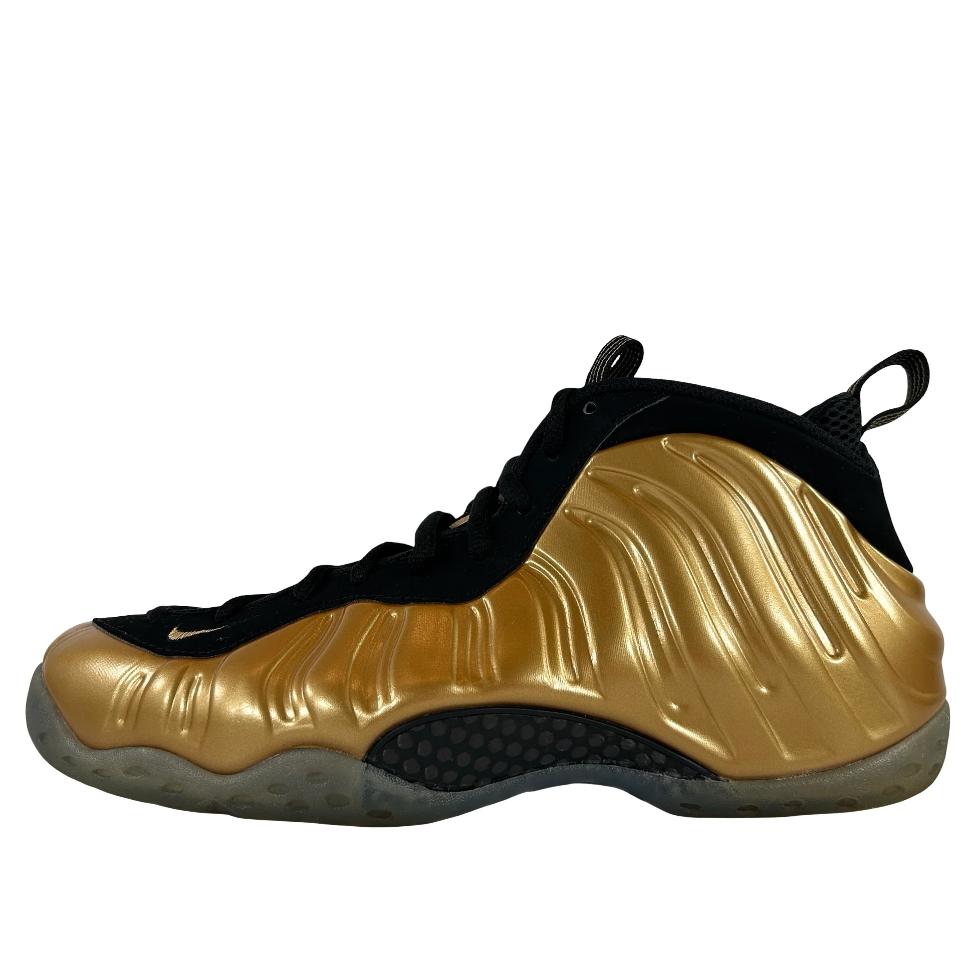 314996 700 Nike Air Foamposite One Metallic Gold [USED] - 11 M (Used) (Replace Box) (Missing Left Insole)